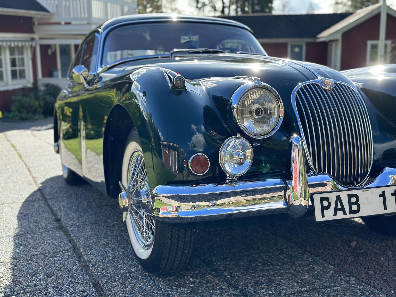 Exteriörbild på 1958 Jaguar XK150