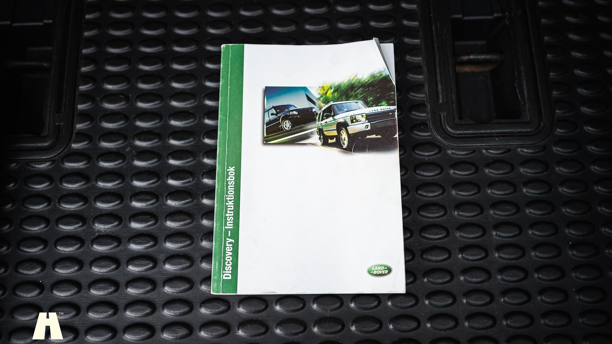 Documentation for 2003 Land Rover Discovery II, 2003