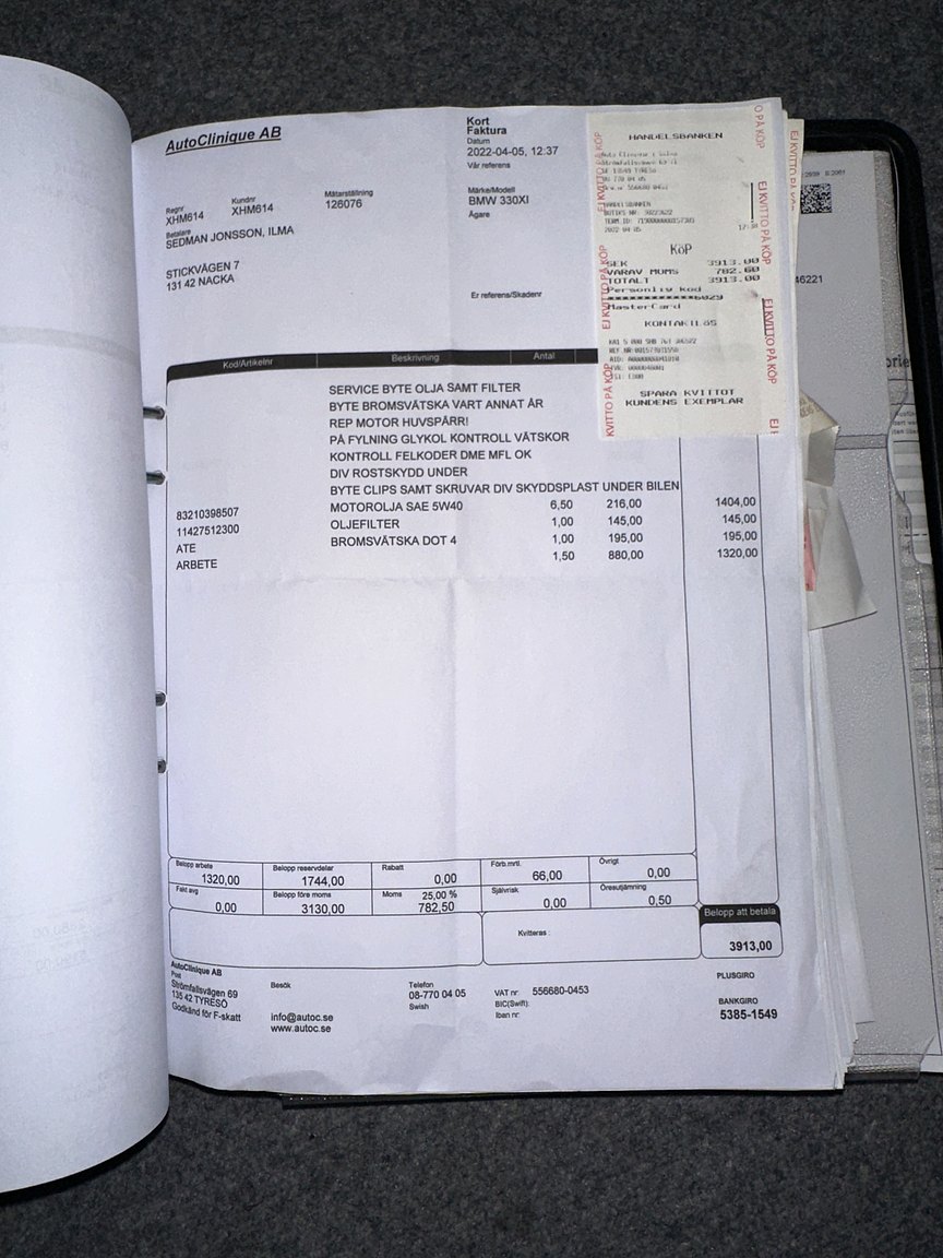 Documentation for 2001 BMW 330Xi