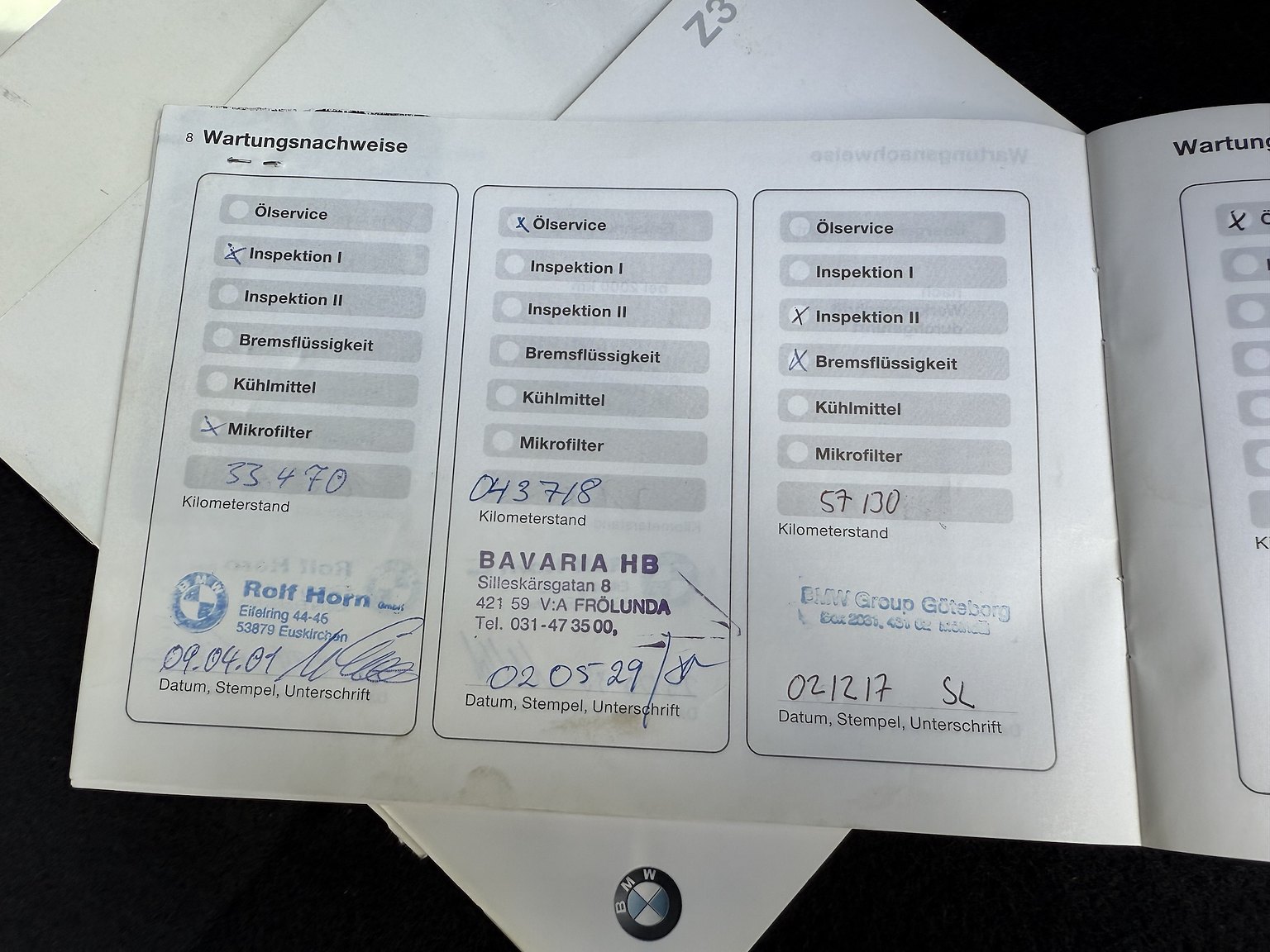 Documentation for 1999 BMW Z3 M Coupé (5)