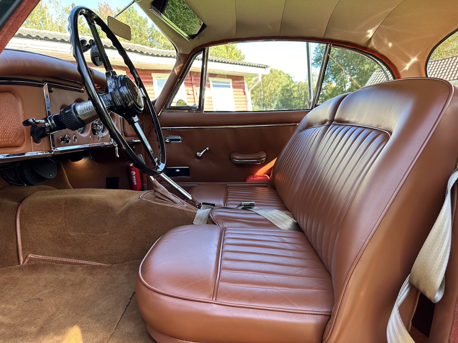 Interior image of 1958 Jaguar XK150