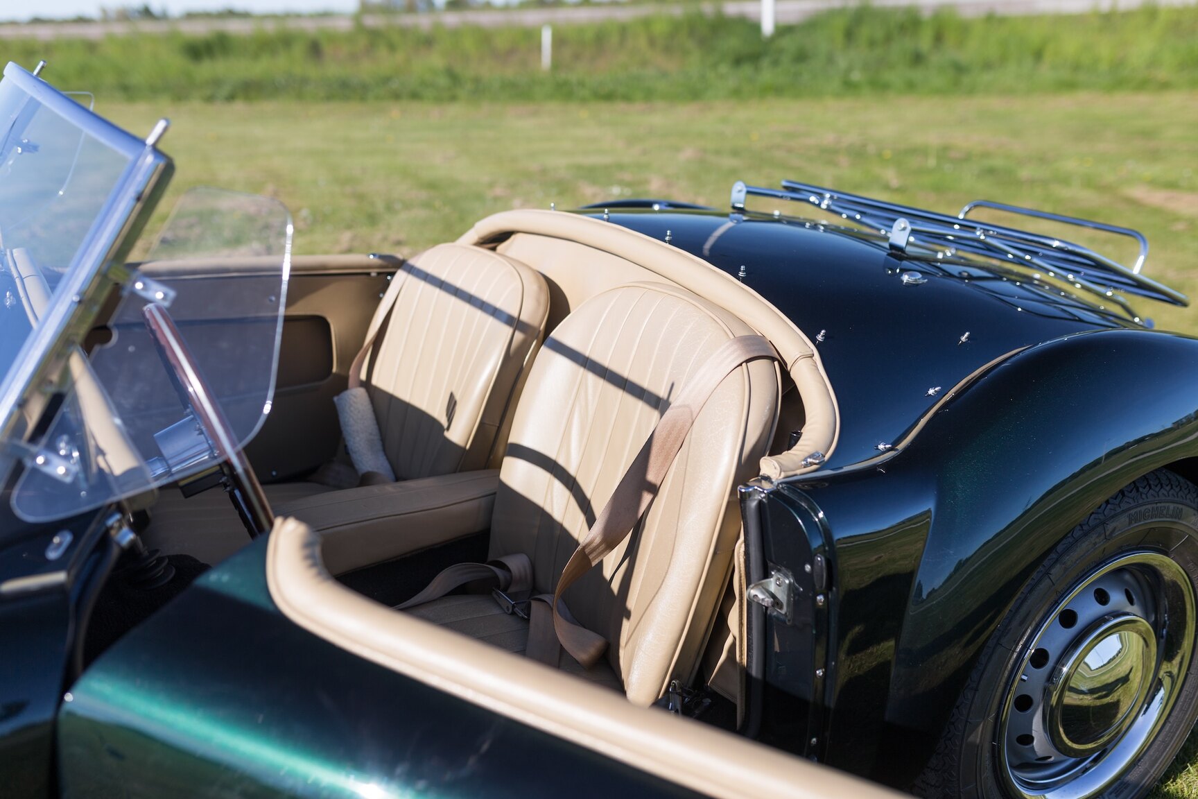 Interiörbild 1958 MG MGA 1500