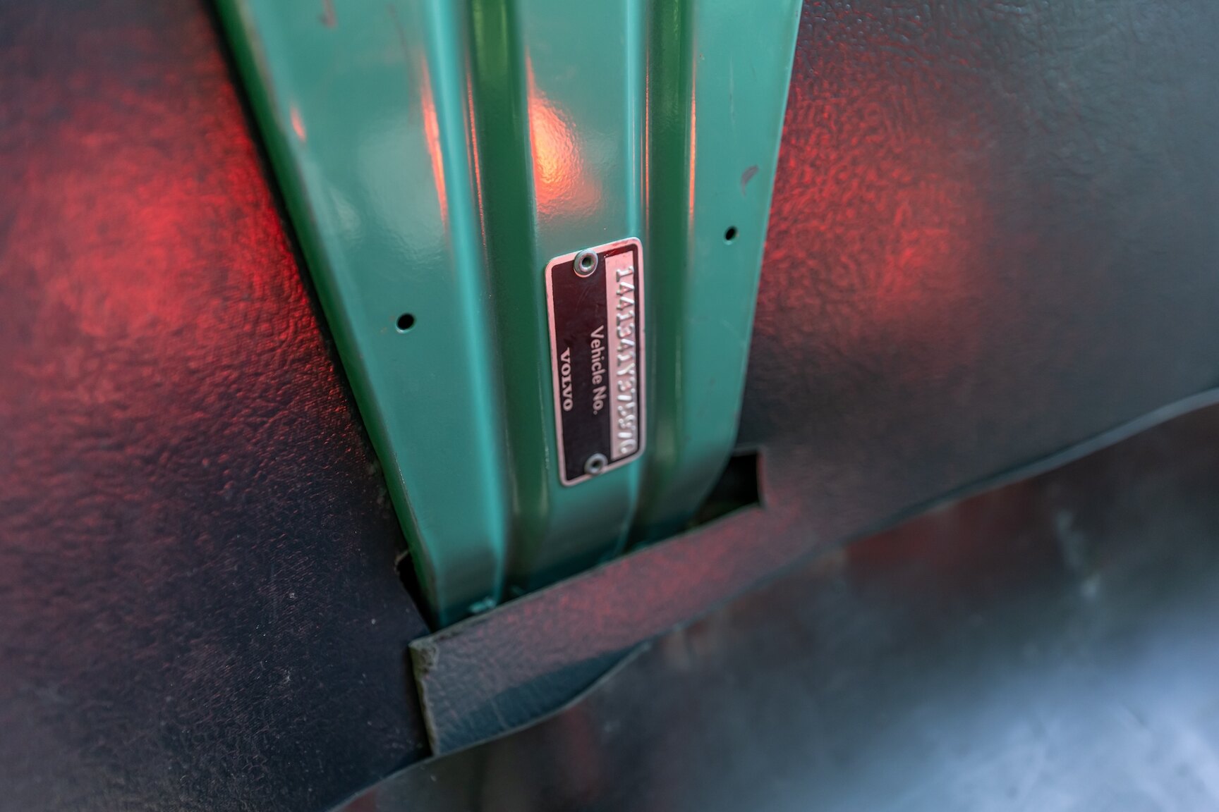 Innenraumfoto von 1973 Volvo 144