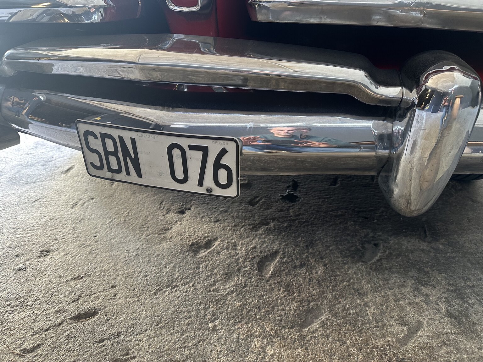 Exteriörbild på 1955 Dodge Custom Royal Sedan HEMI