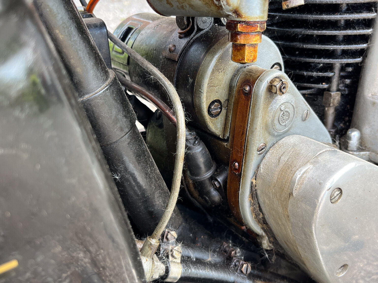 Image of 1943 BSA 500 mechanics