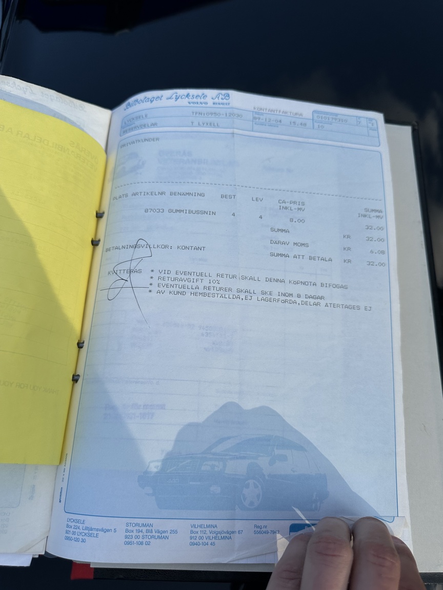 Dokumentation för 1947 Volvo PV 444 1947