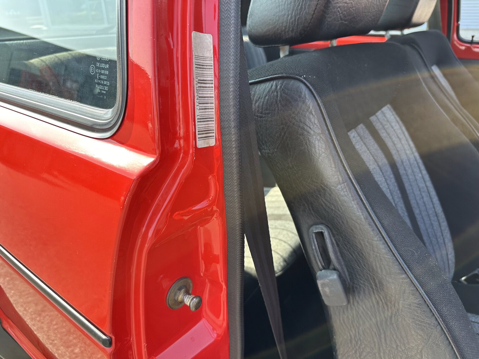 Interiörbild 1984 Volkswagen Golf GTI