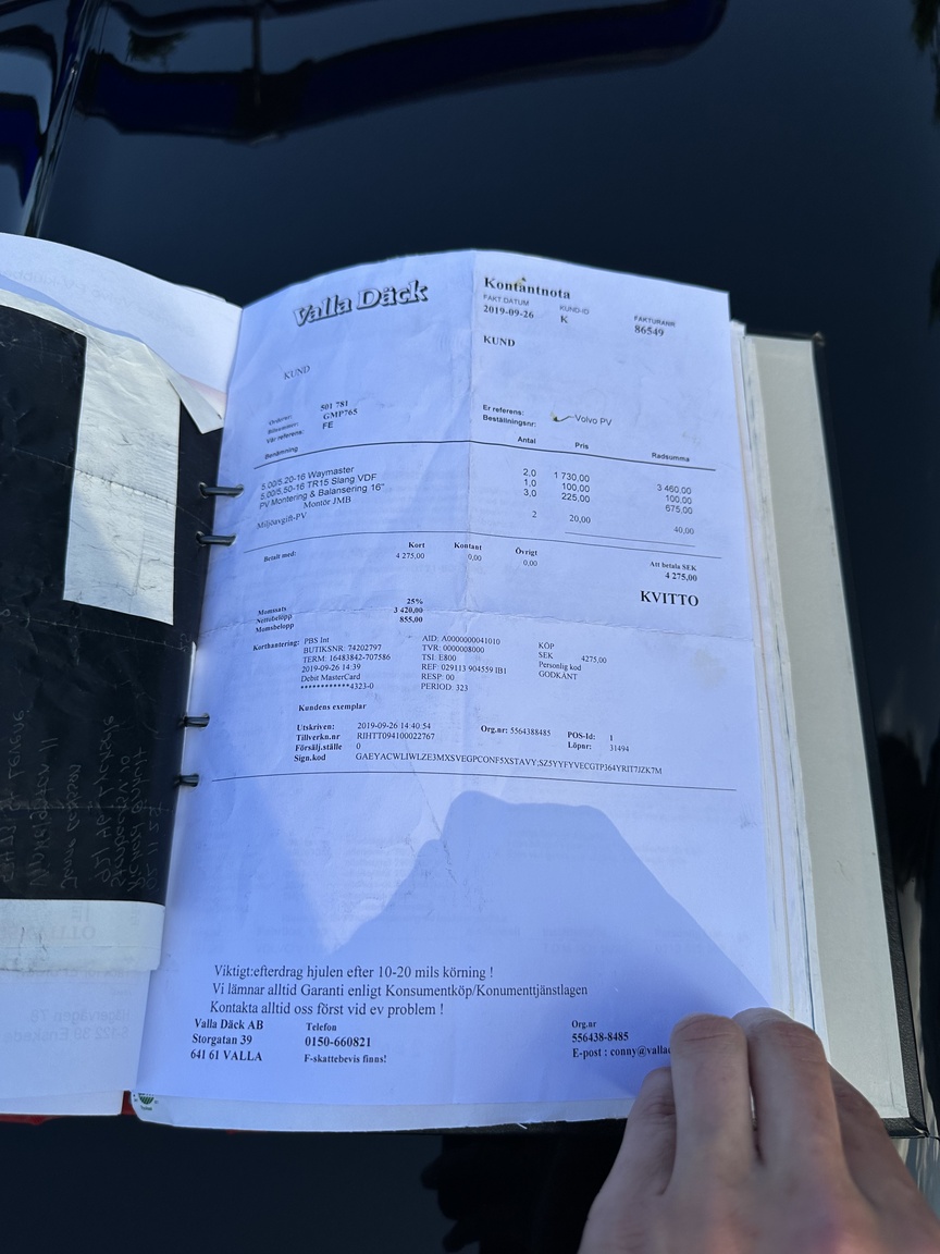 Dokumentation för 1947 Volvo PV 444 1947