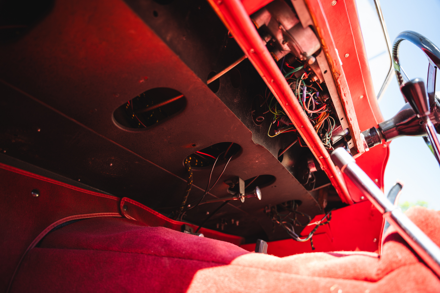 Interiörbild 1951 Jaguar XK 120