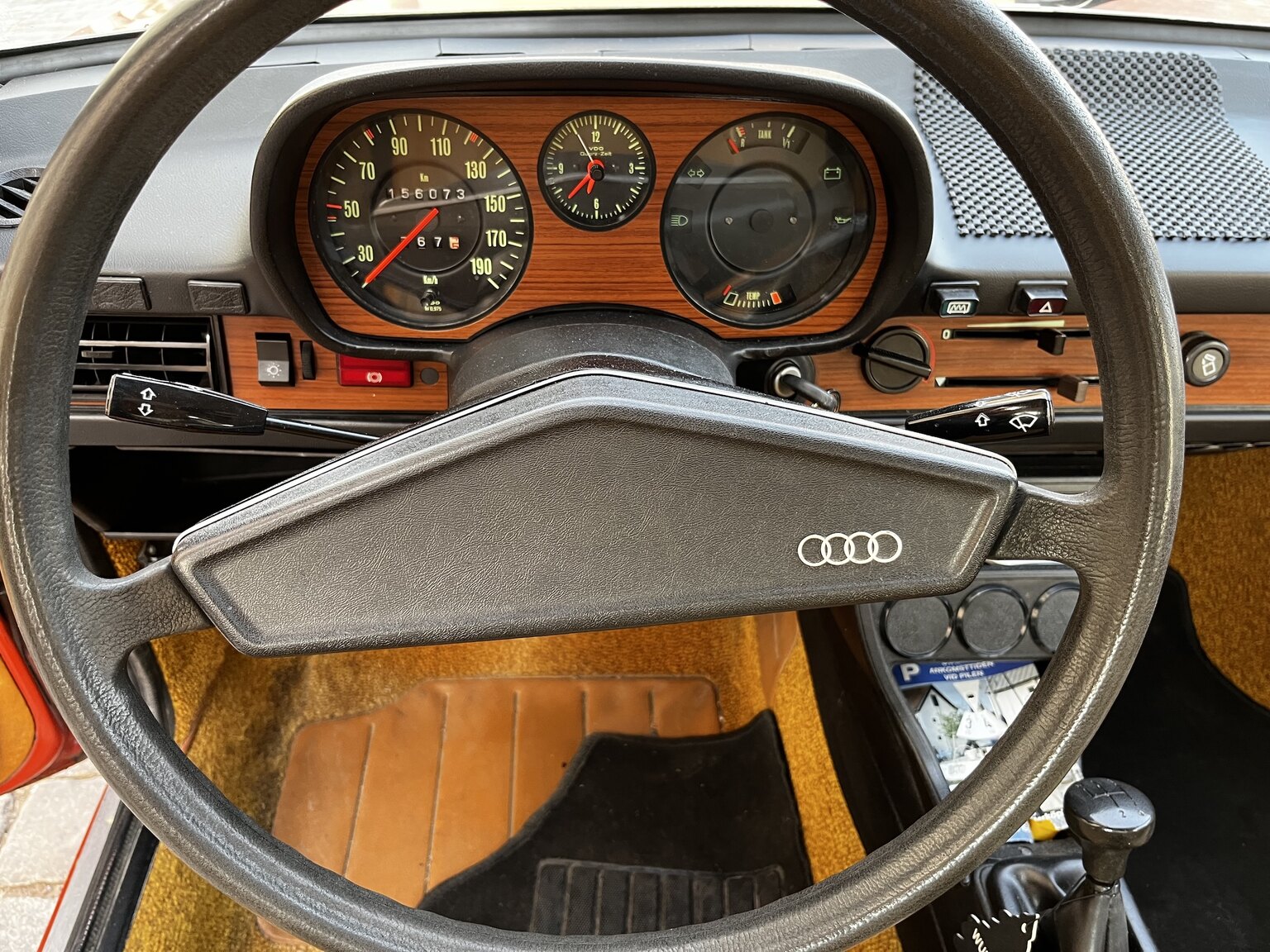 Interior image of 1976 Audi 80 GL B1 