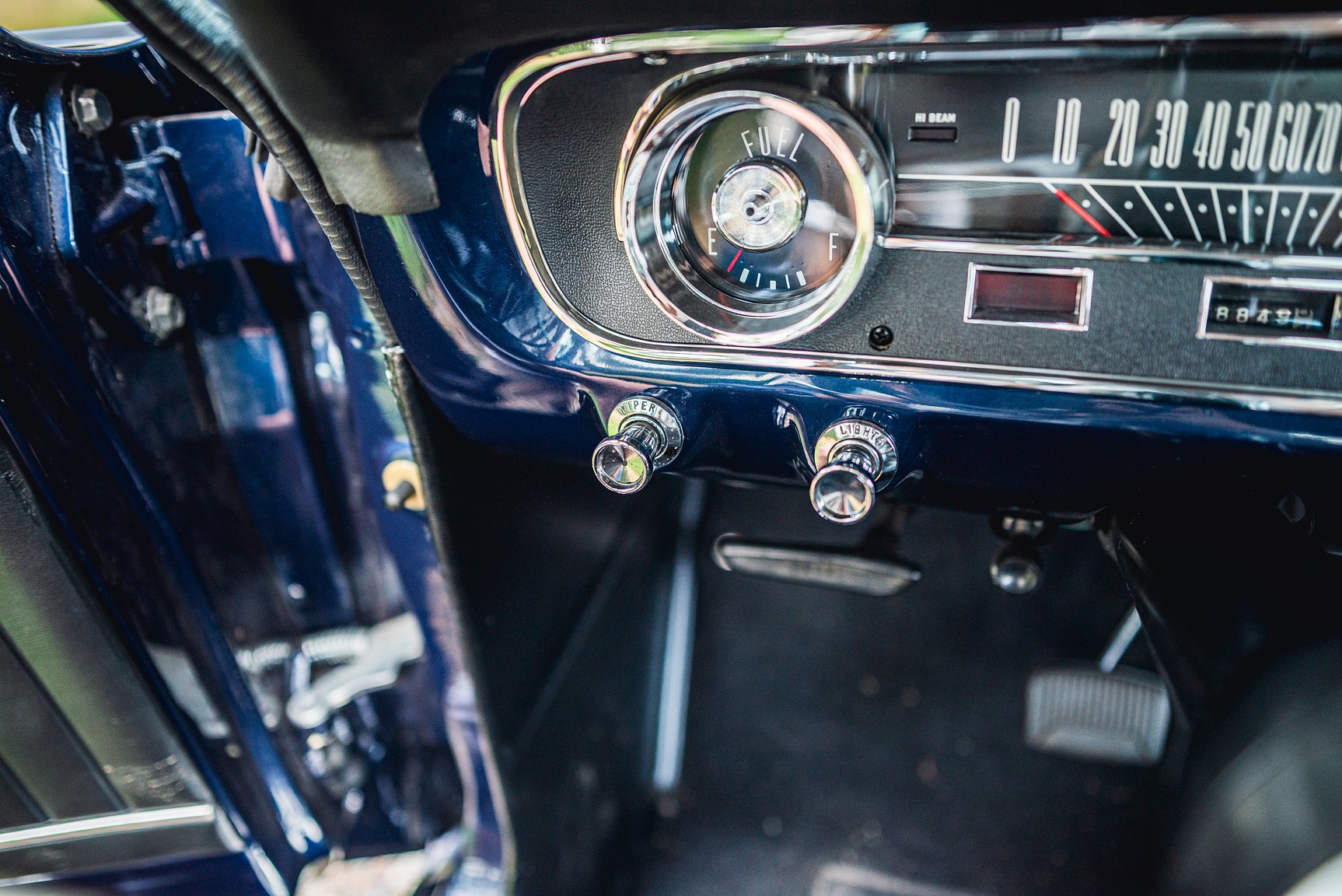 Innenraumfoto von 1965 Ford Mustang Fastback