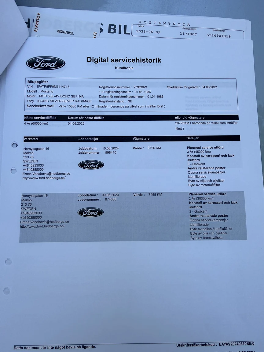 Dokumentation, 2021 Ford Mustang GT Cabriolet (7)