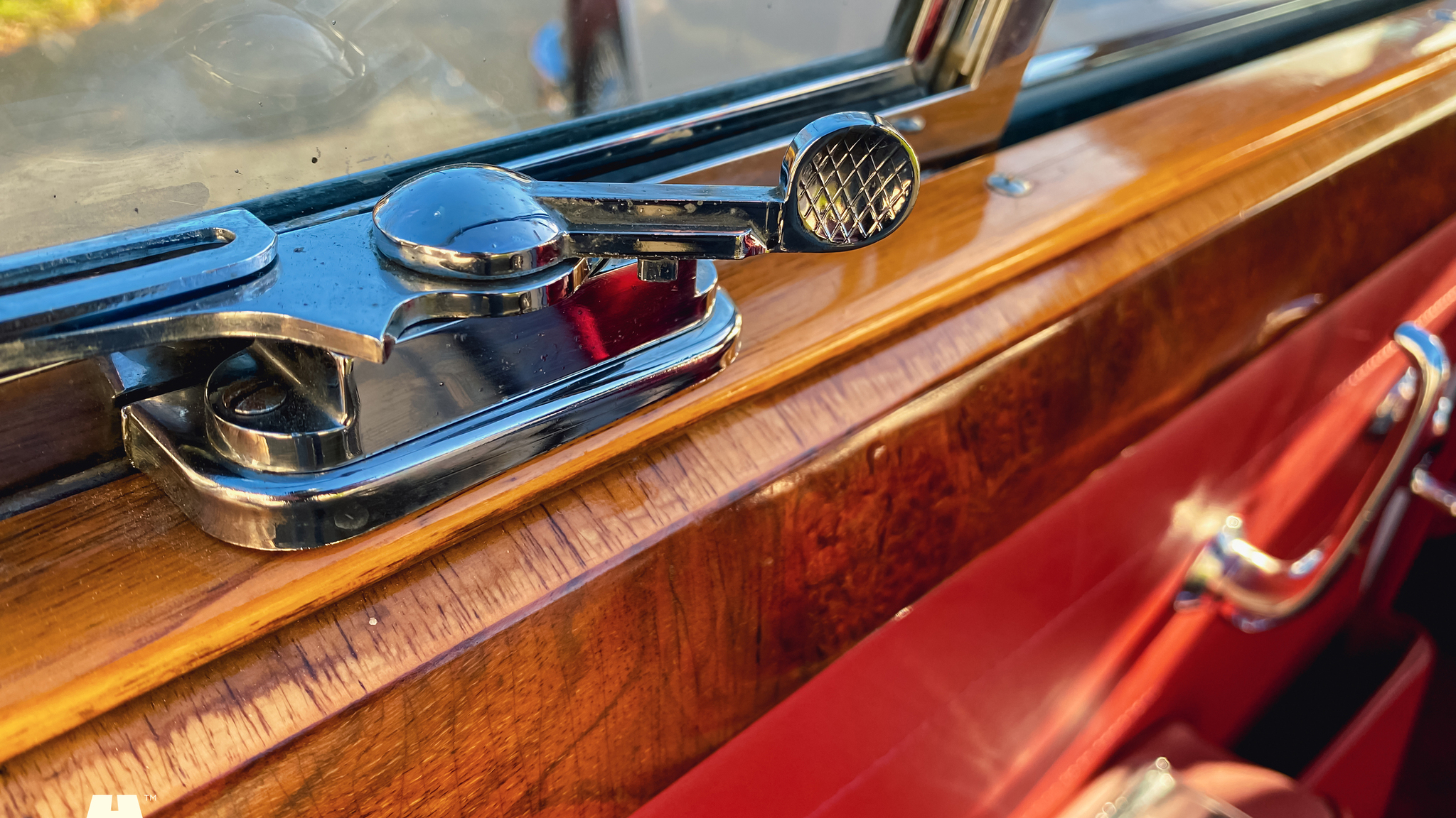 Interiörbild 1961 Jaguar Mark 2