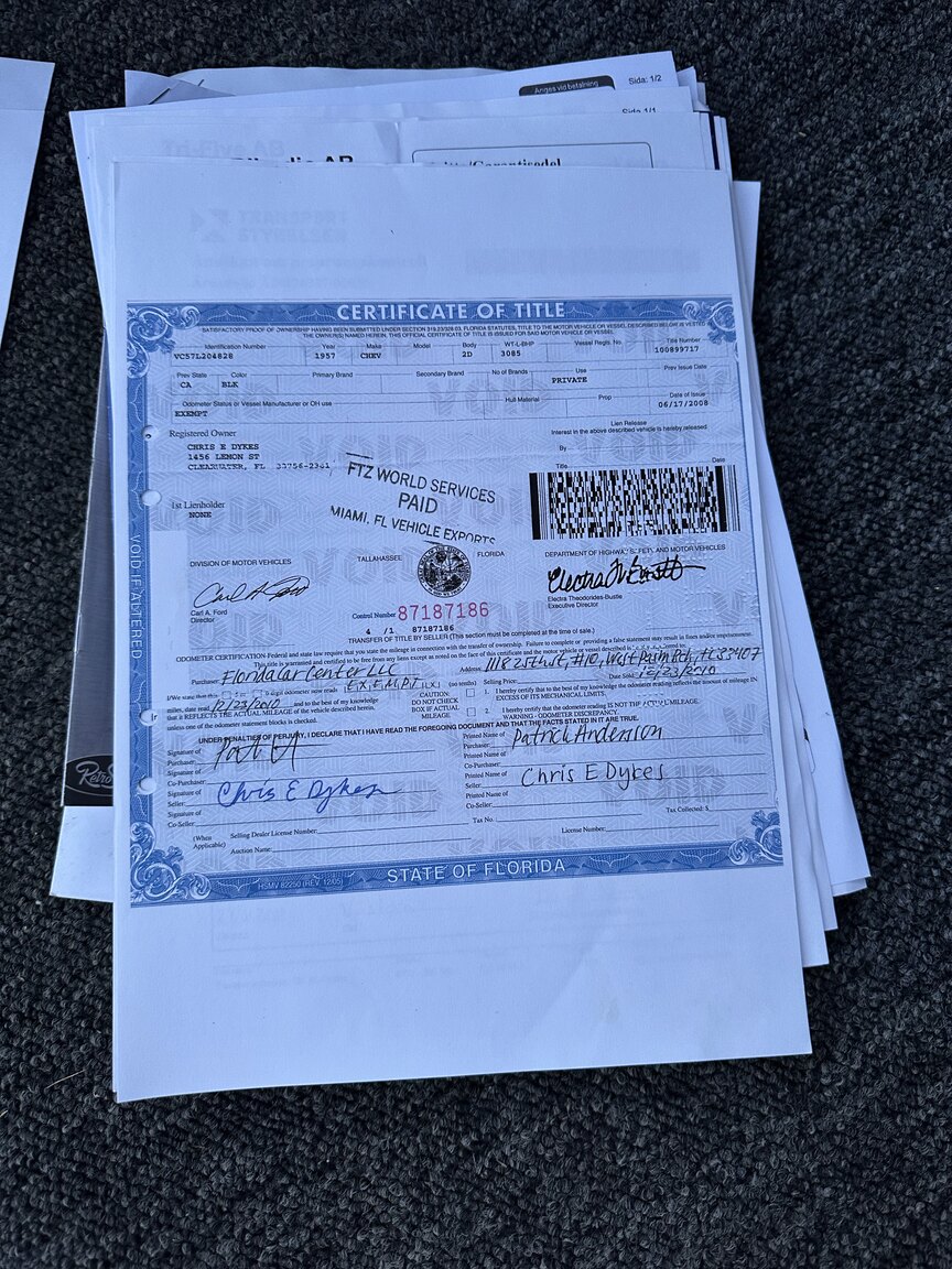 Documentation for 1957 Chevrolet Bel Air Sport Coupé (4)