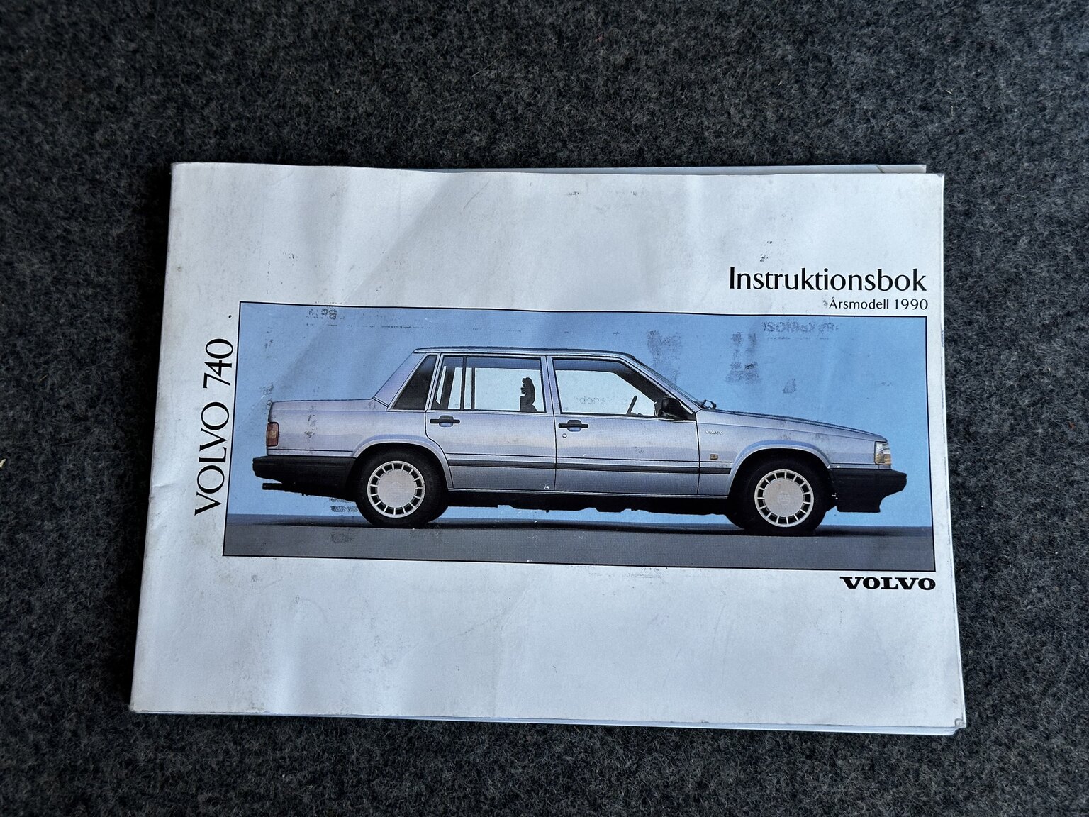 Dokumentation, 1990 VOLVO 740 Turbo