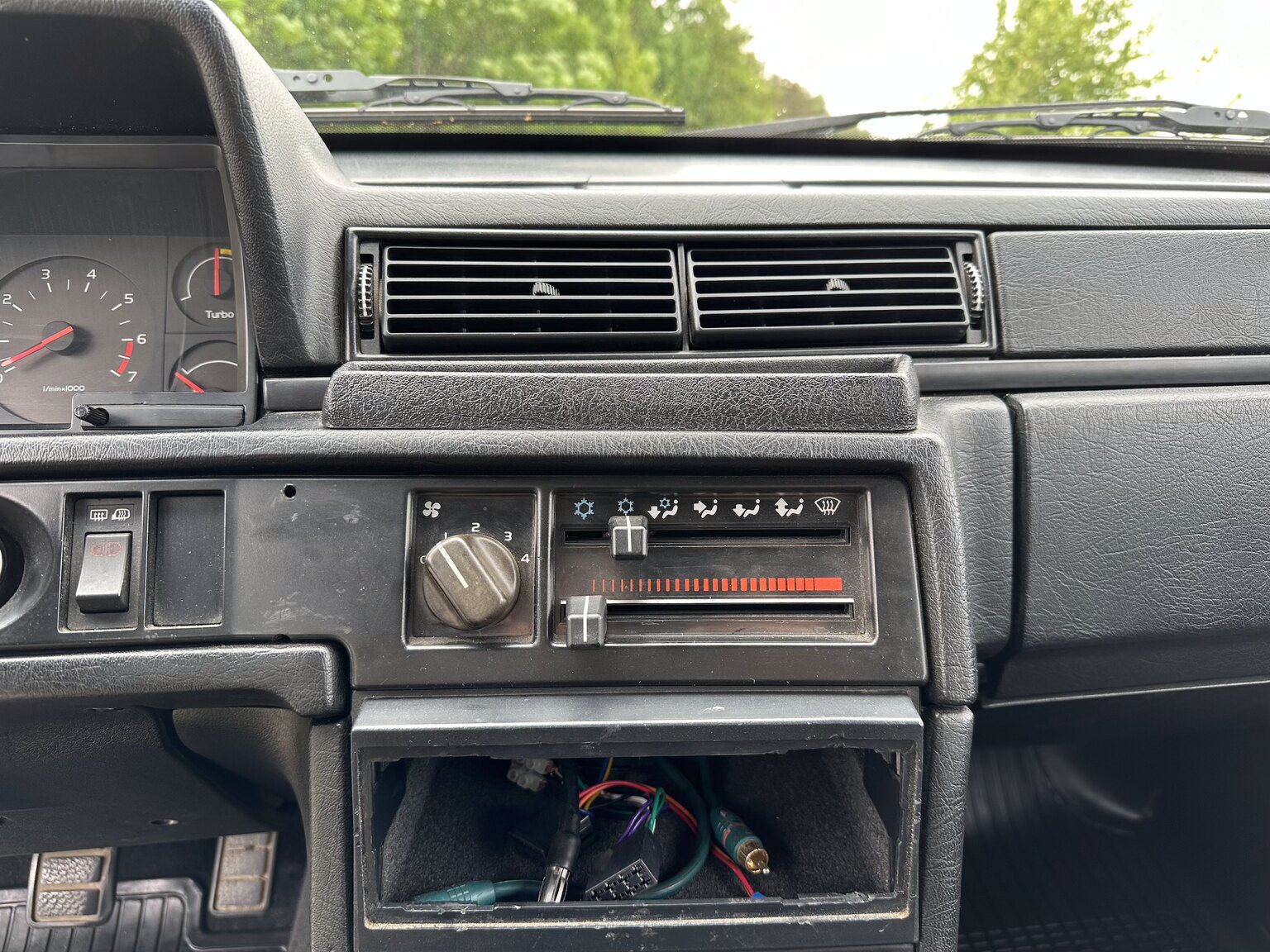 Interiörbild 1988 Volvo 740 Turbo
