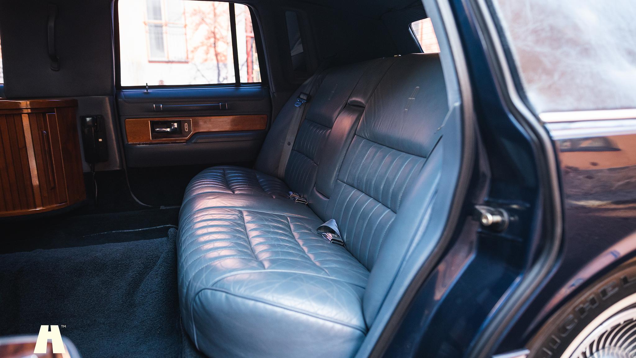 Interiörbild 1992 Lincoln Town Car Limousine 