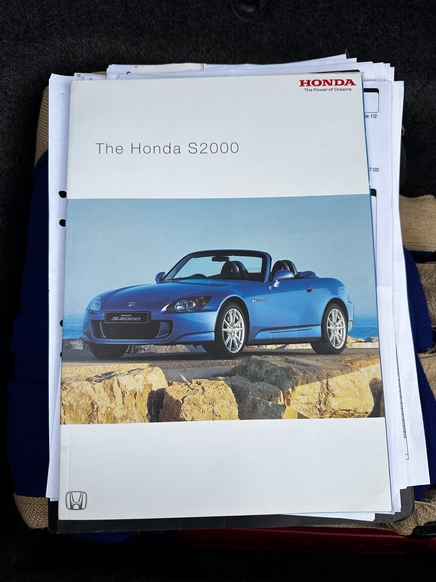 Dokumentation för 2007 Honda S2000