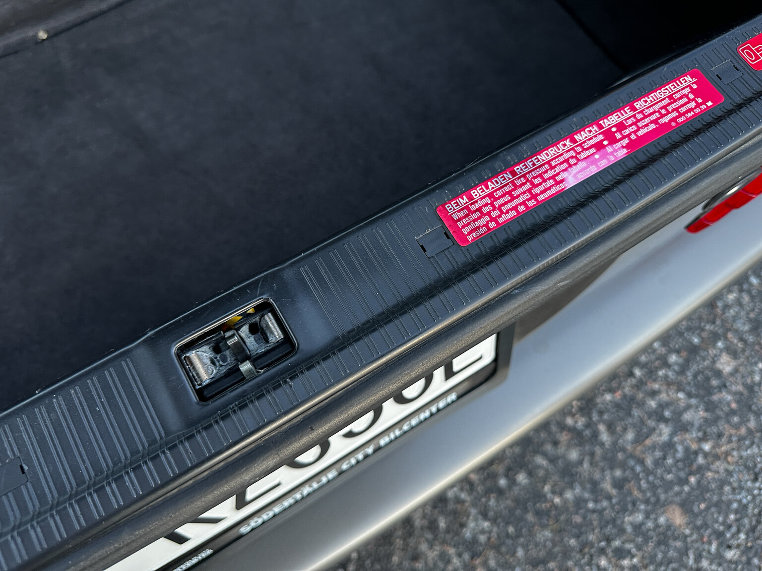 Interiörbild 1990 Mercedes-Benz SL500