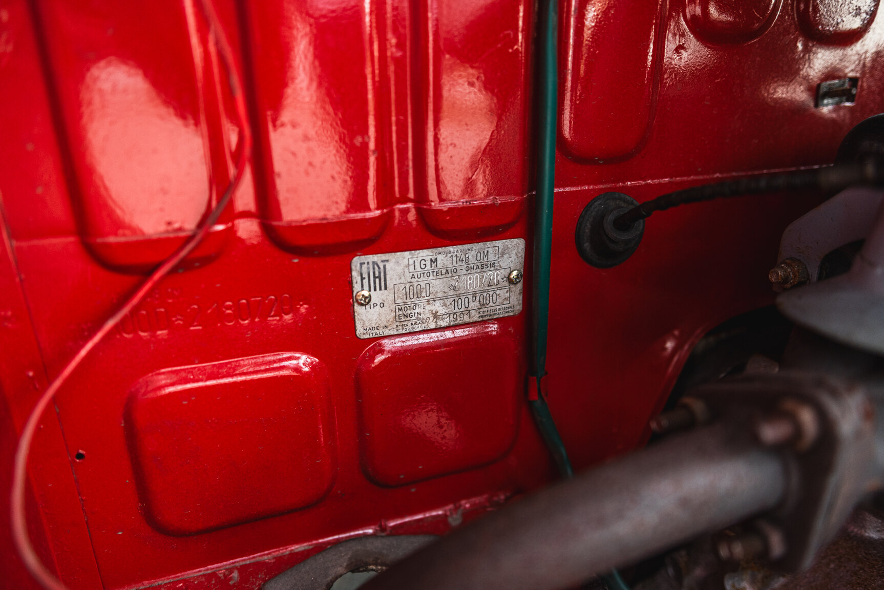 Image of 1967 Fiat 600 D mechanics