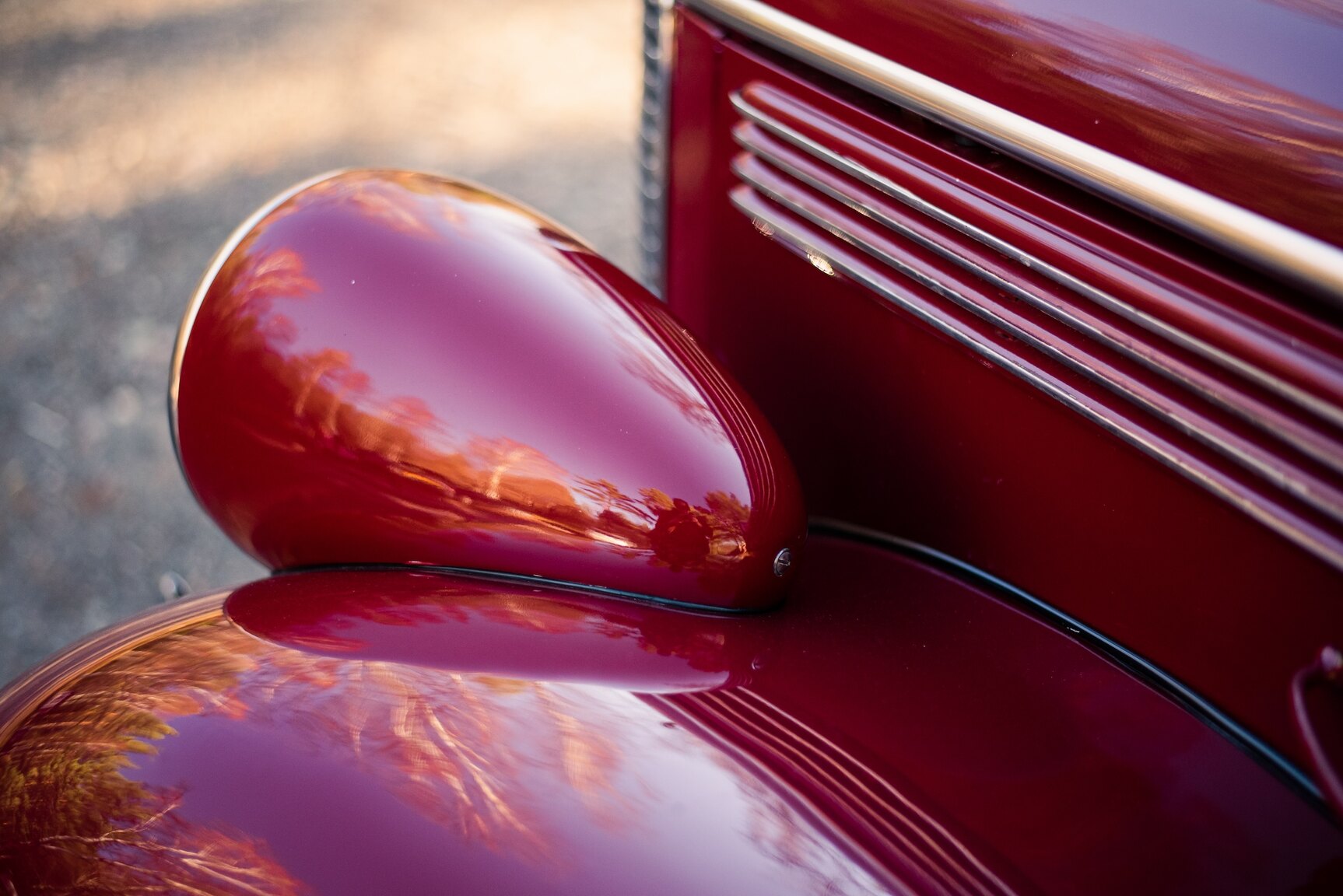 Exteriörbild på 1938 Dodge Six Convertible Coupé