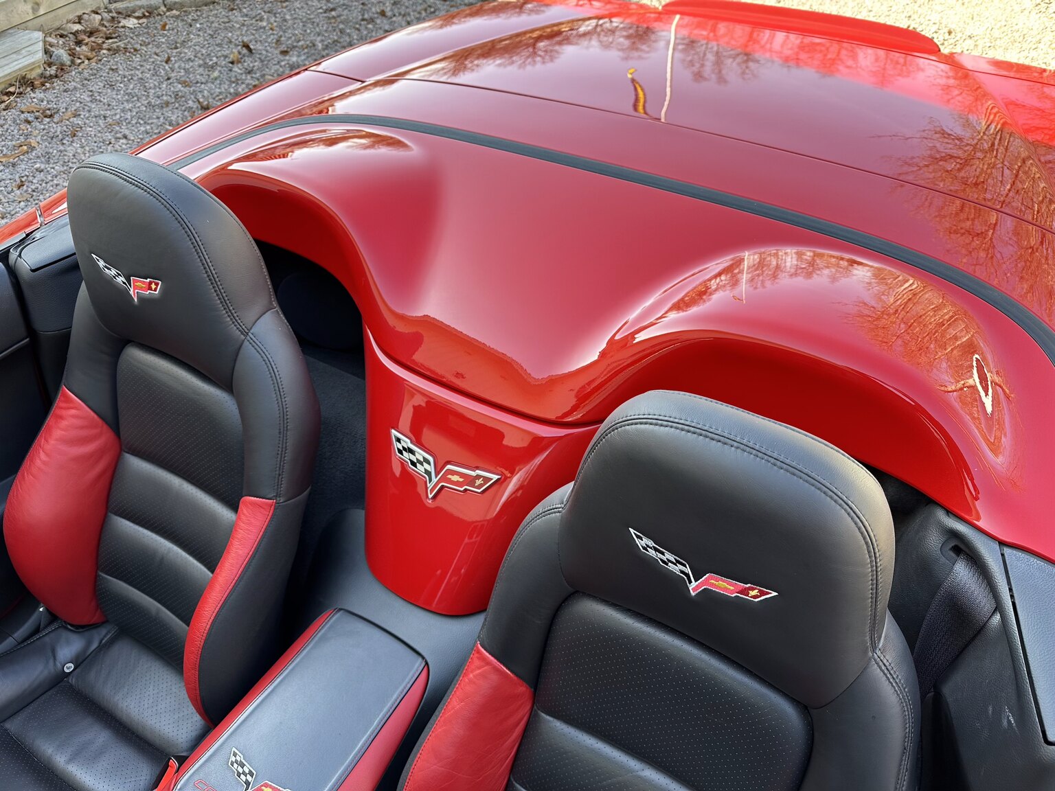 Innenraumfoto von 2005 Corvette C6 Z51 Cabriolet