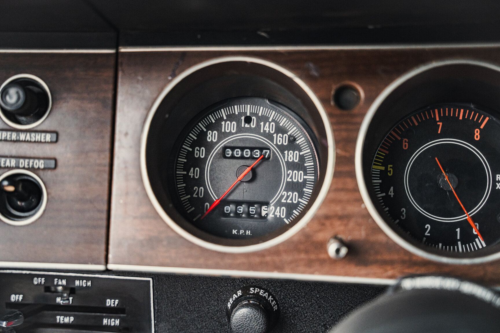 Innenraumfoto von 1972 Plymouth Cuda 340