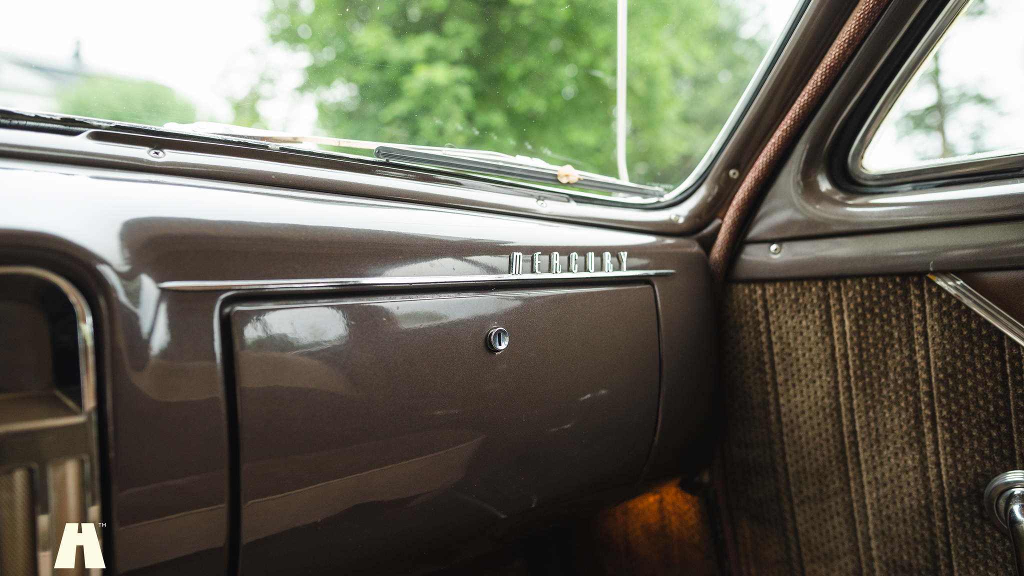 Interior image of 1950 Mercury Eight Sport Sedan