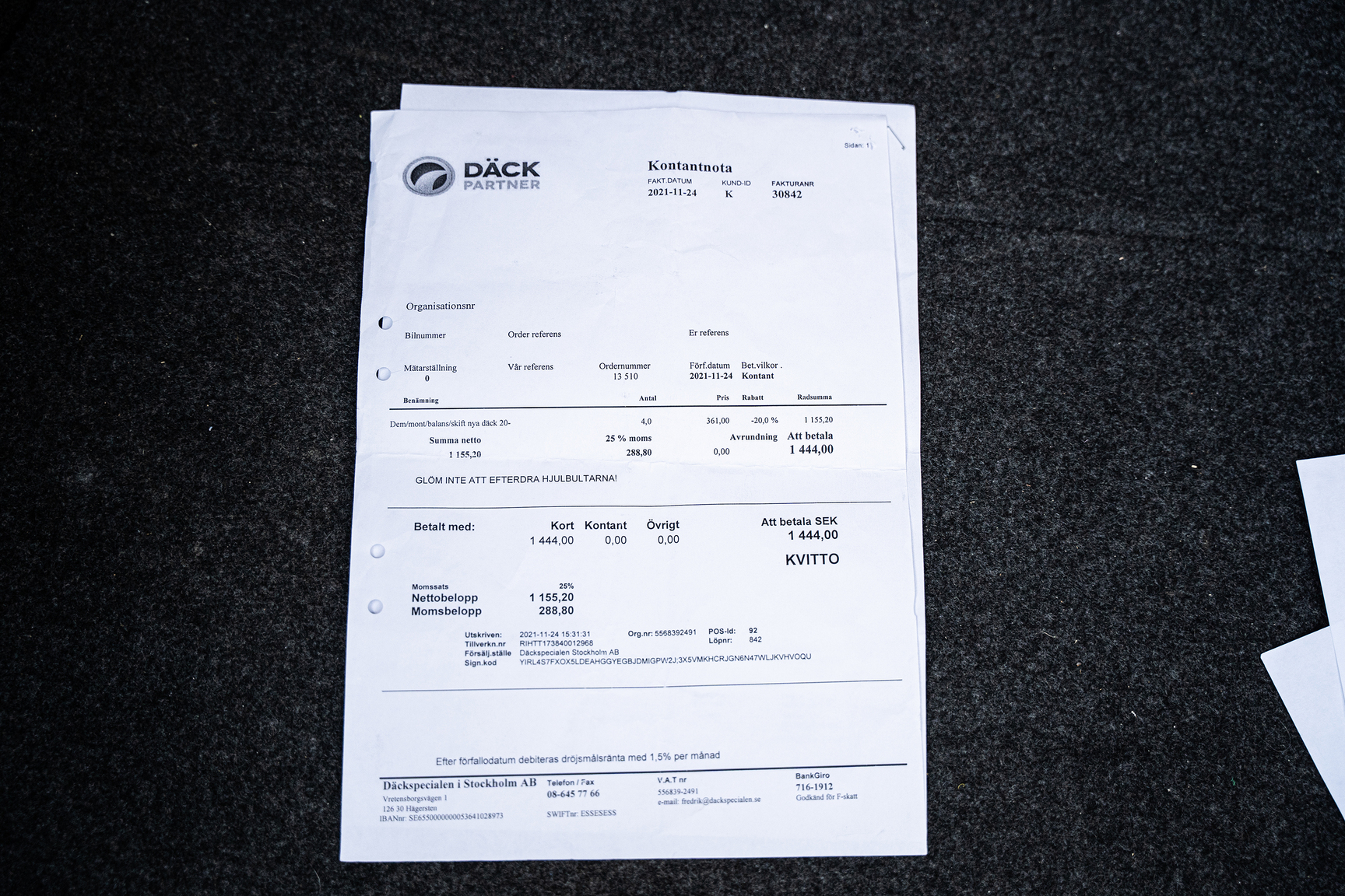 Dokumentation, 2018 Dodge Challenger Wide Body