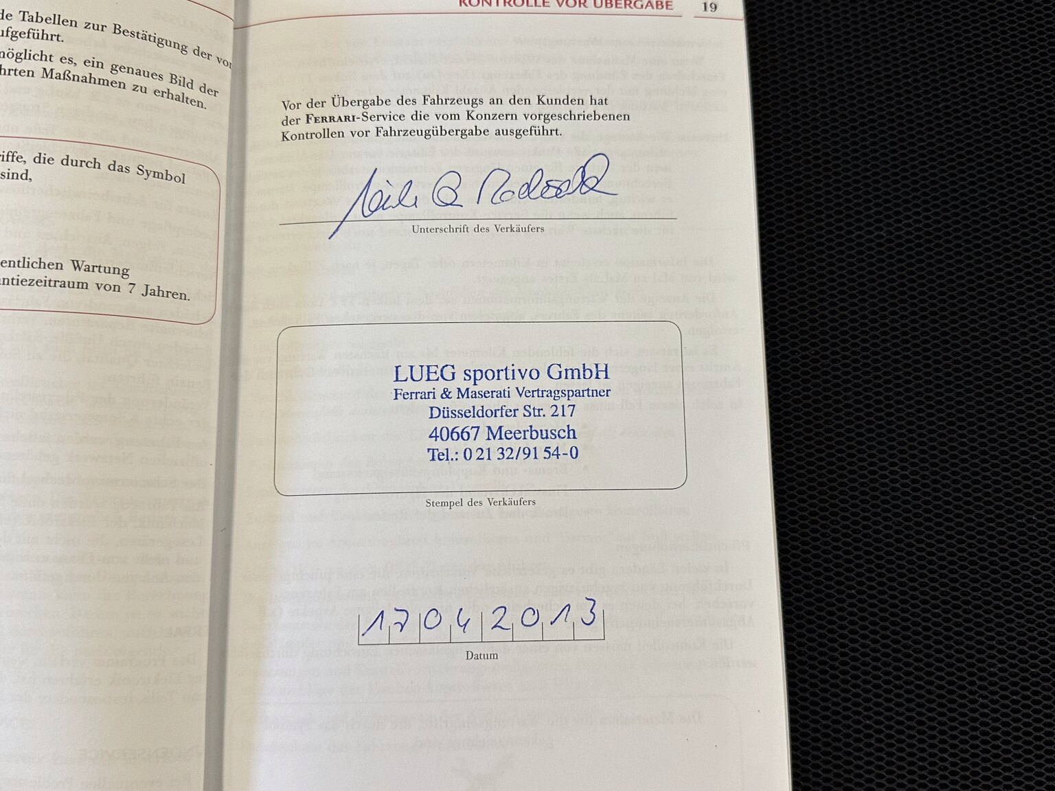 Dokumentation, 2013 Ferrari F12 Berlinetta