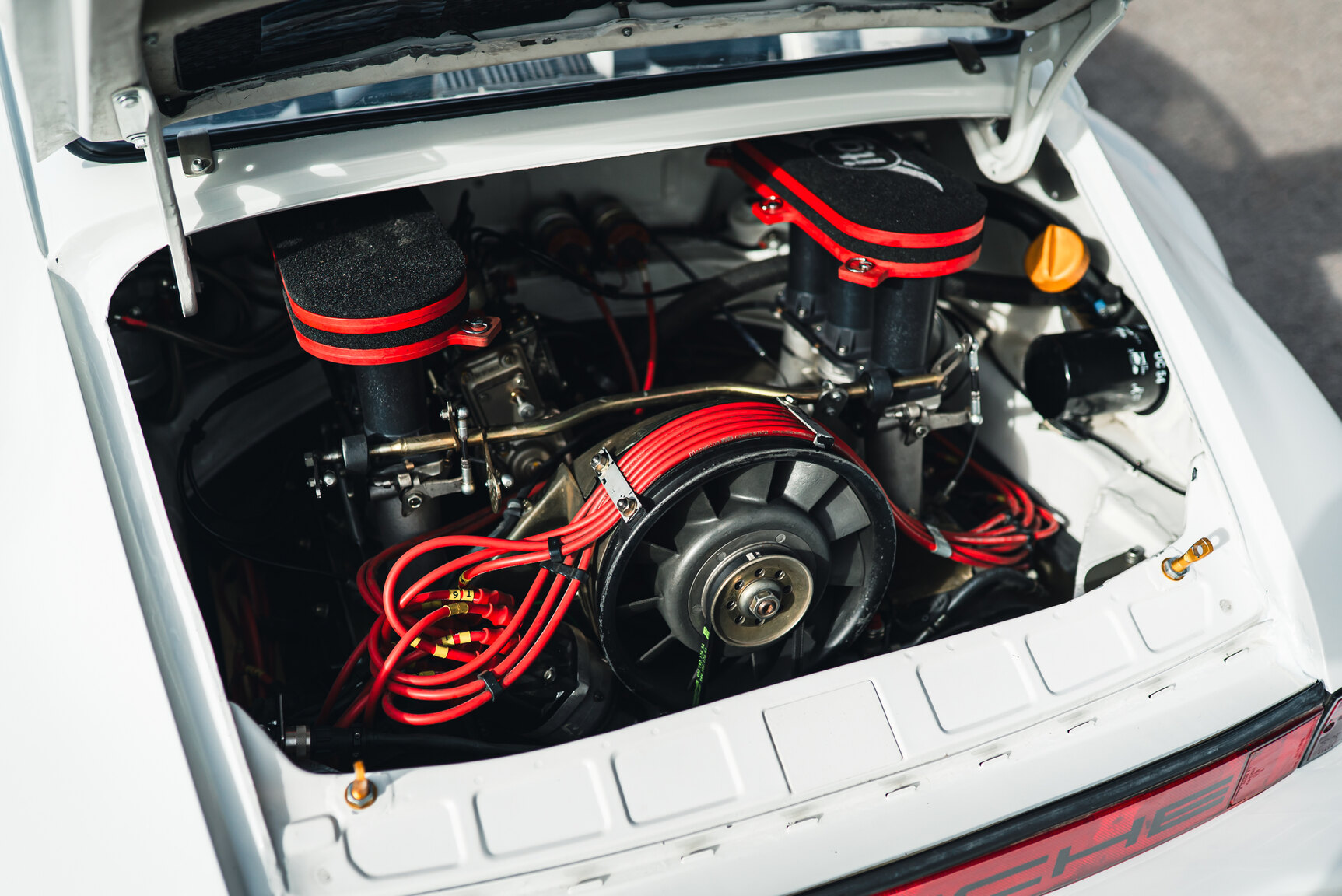 Image of 1977 Porsche 911 RSR Rallycar mechanics