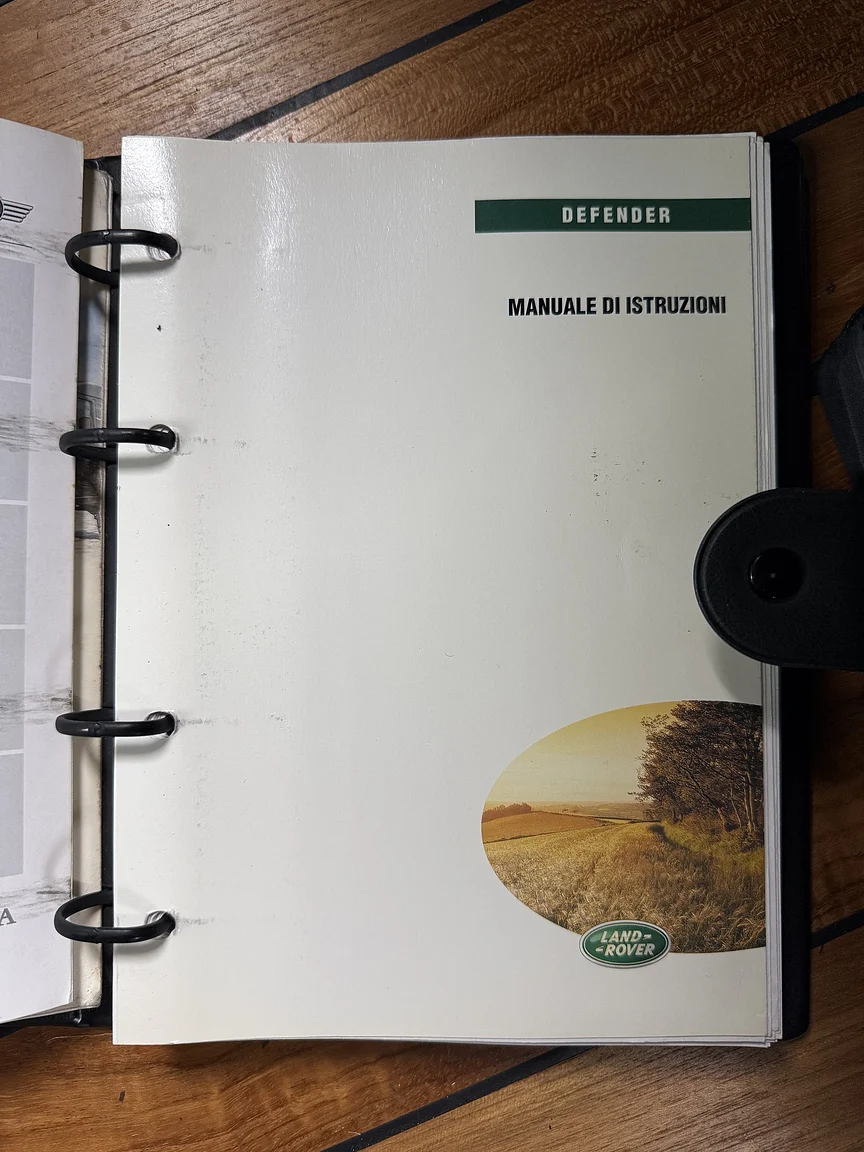 Documentation for 2000 Land Rover Defender 110 C (6)