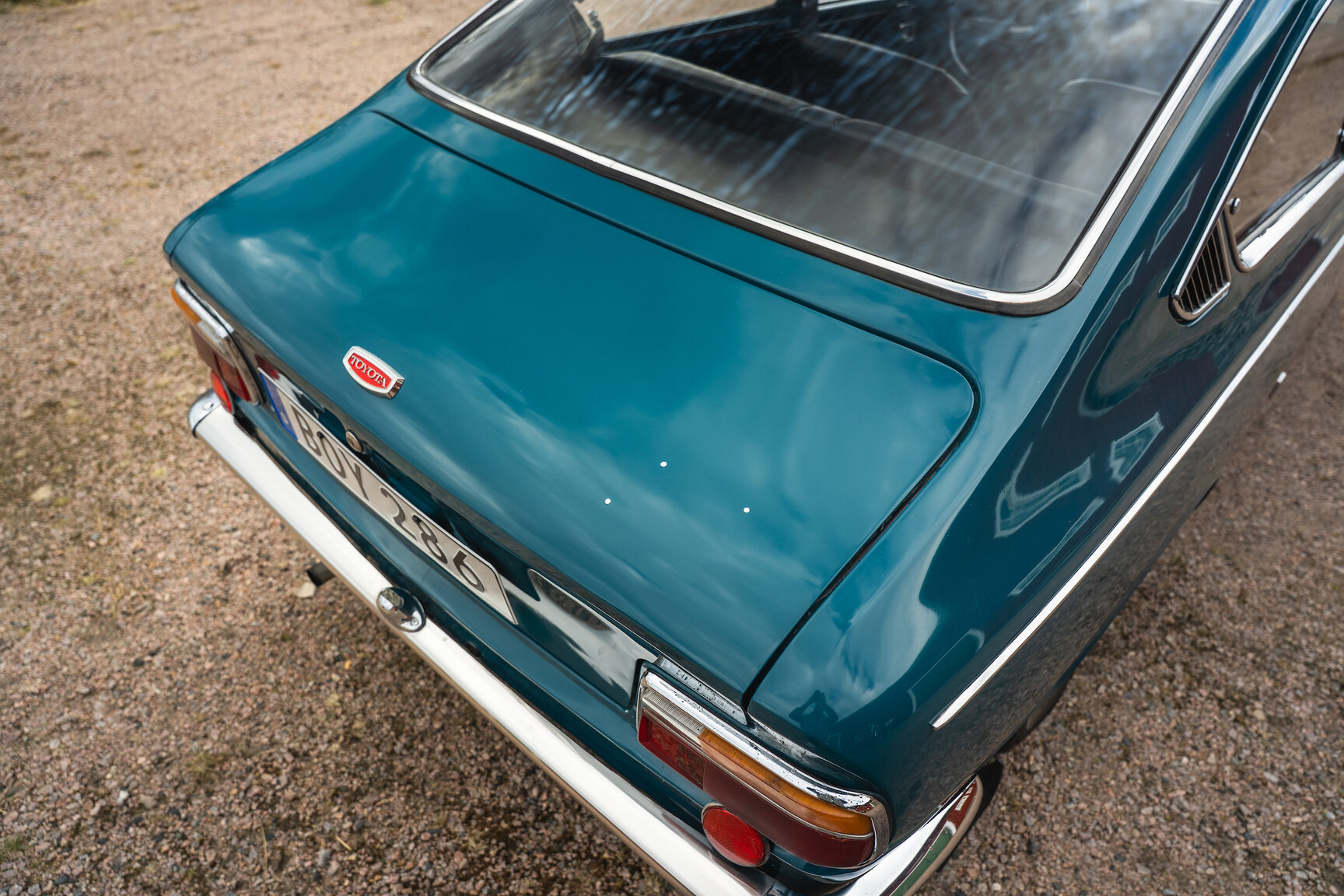Exteriörbild på 1969 Toyota Corolla Coupé