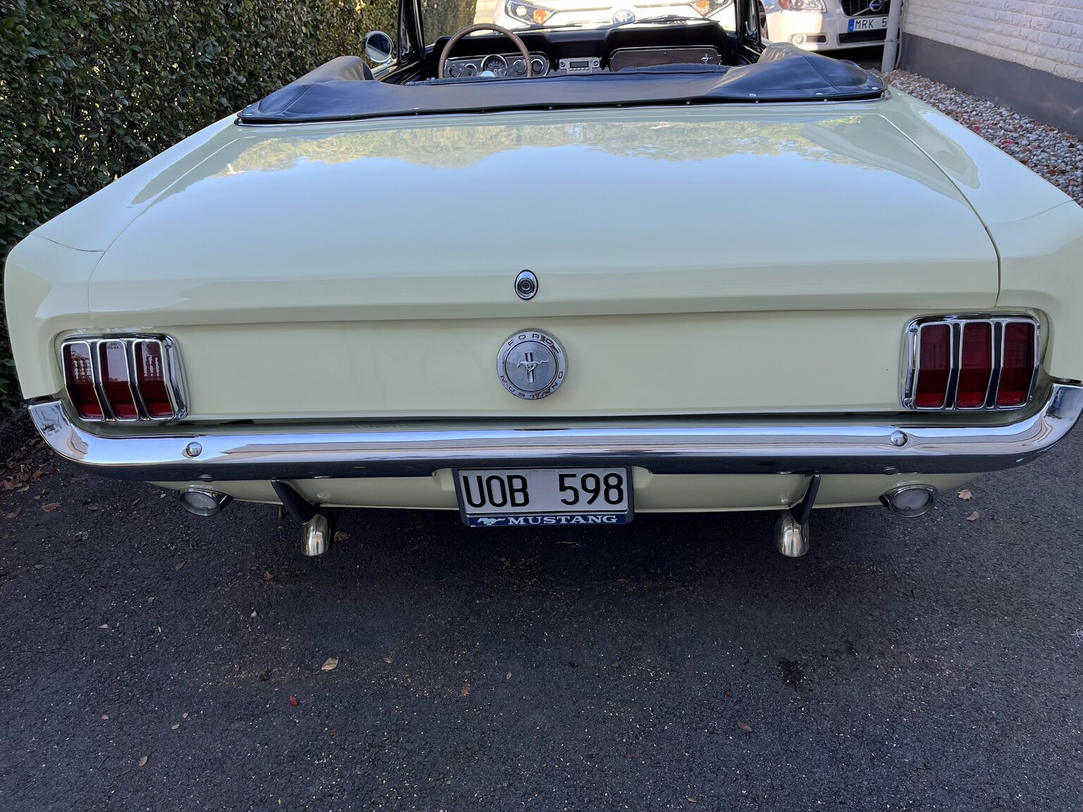 Aussenfoto 1966 Ford Mustang Cabriolet 289cui