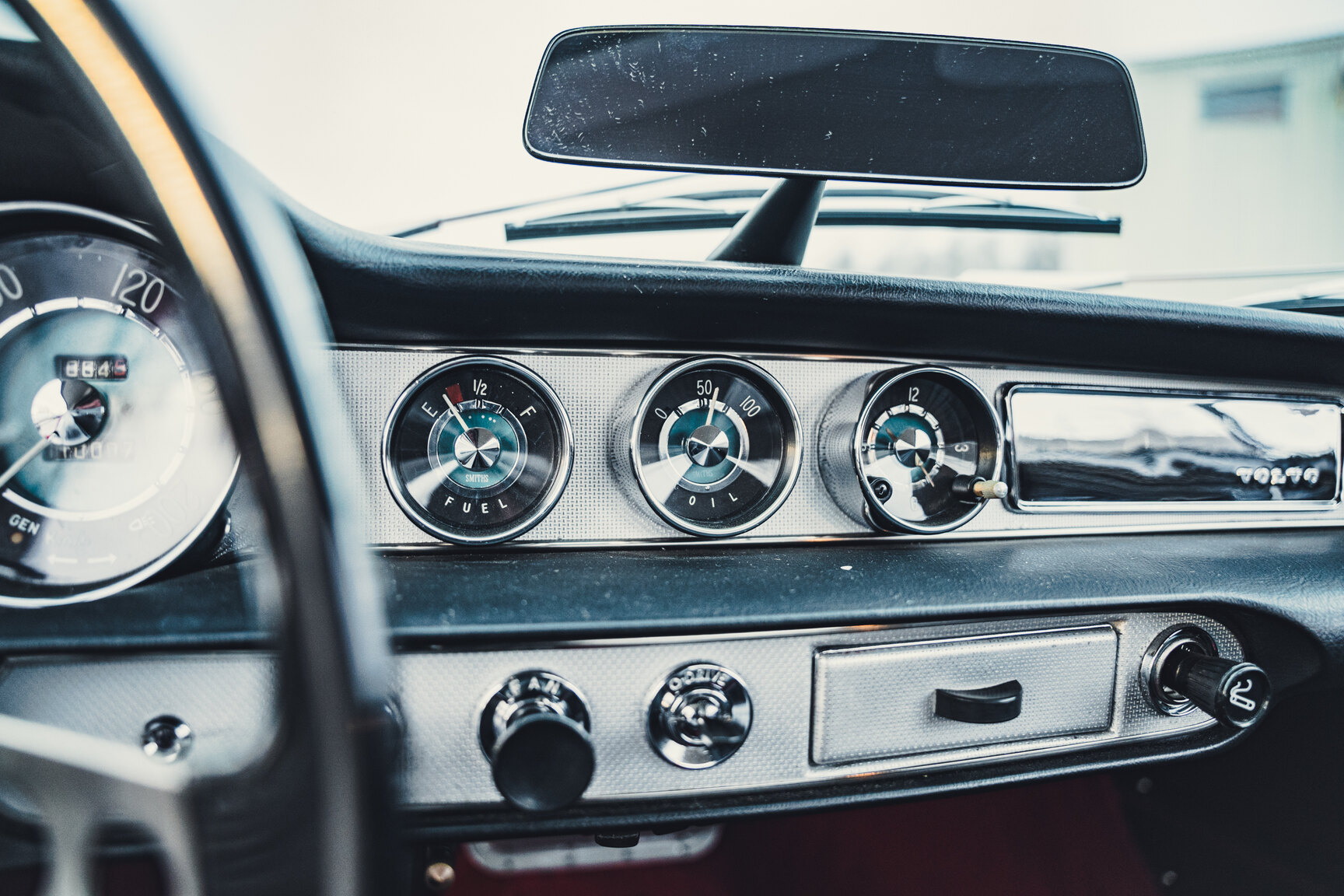 Interiörbild 1963 Volvo P1800 S