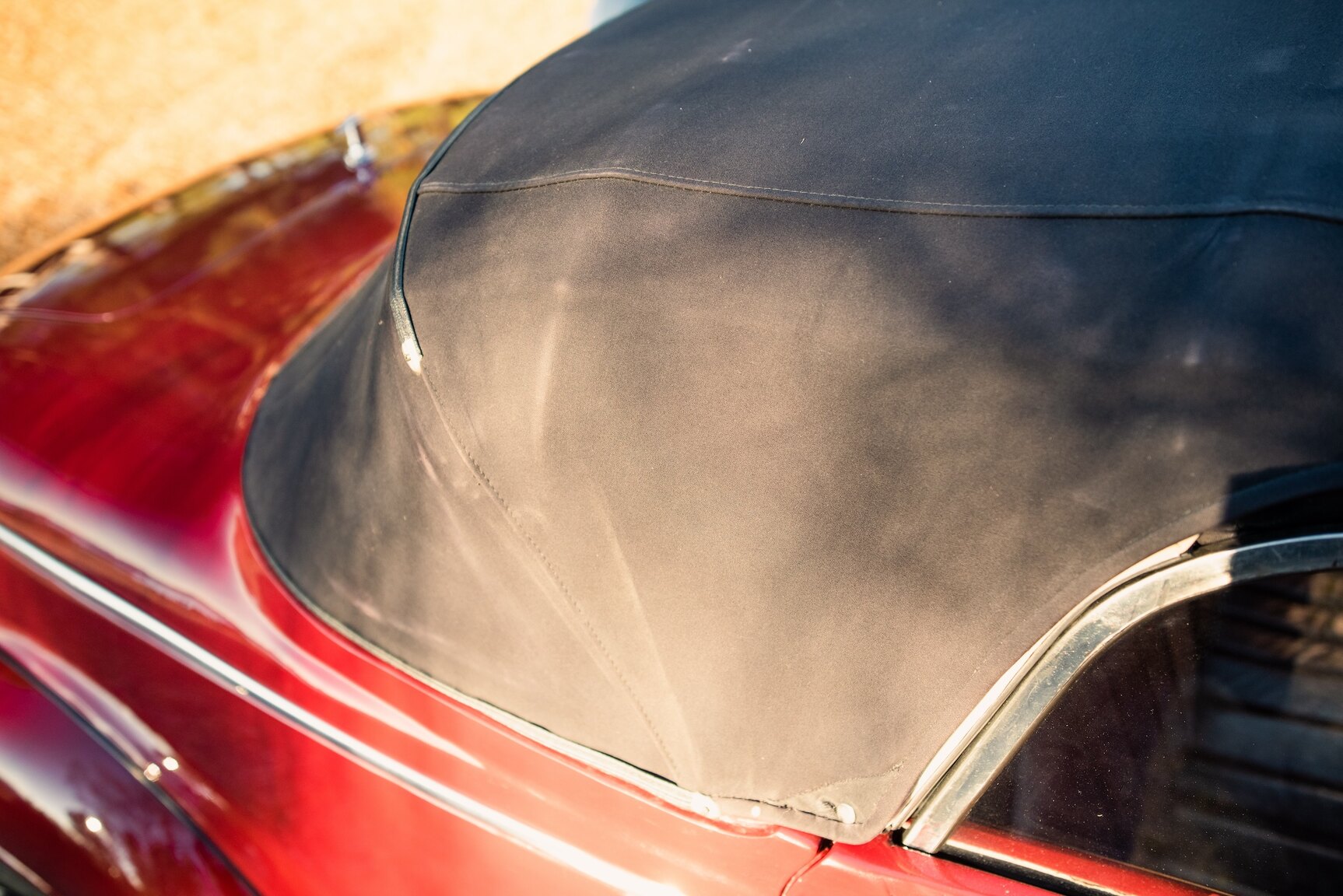 Exteriörbild på 1938 Dodge Six Convertible Coupé