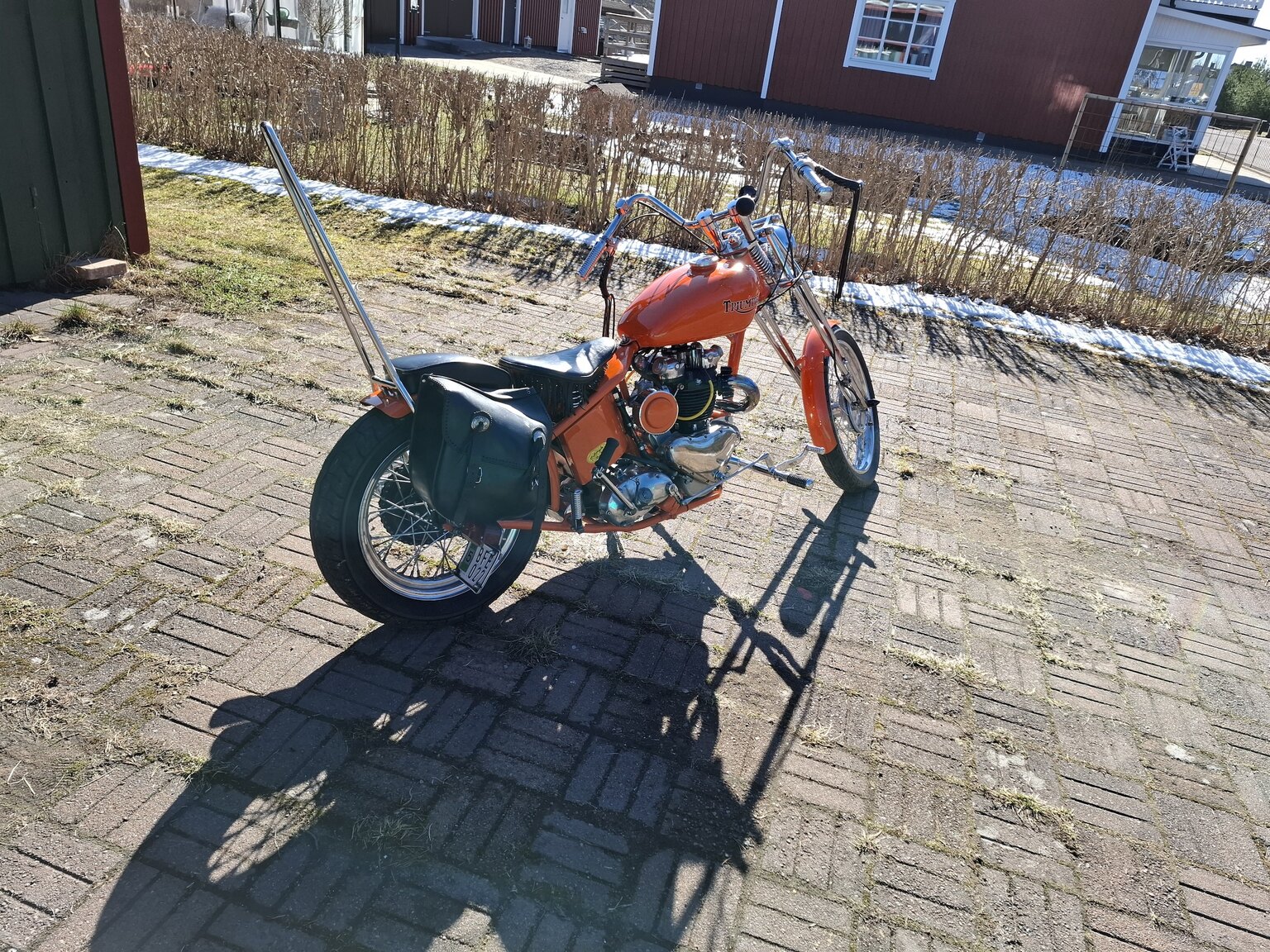 Aussenfoto 1953 Triumph Thunderbird Chopper