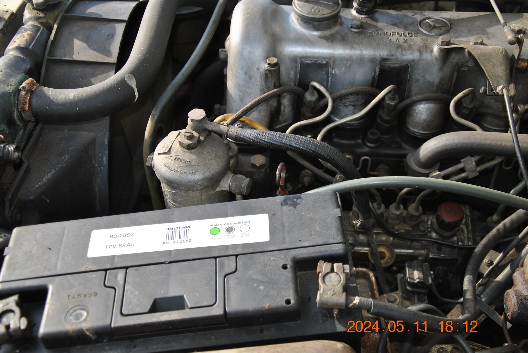 1971 Mercedes-Benz 220D, Mekanik