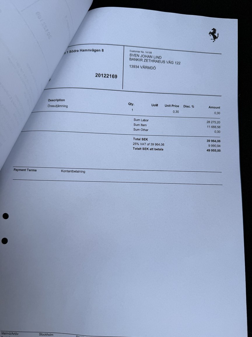 Dokumentation för 2003 Ferrari 575M Maranello