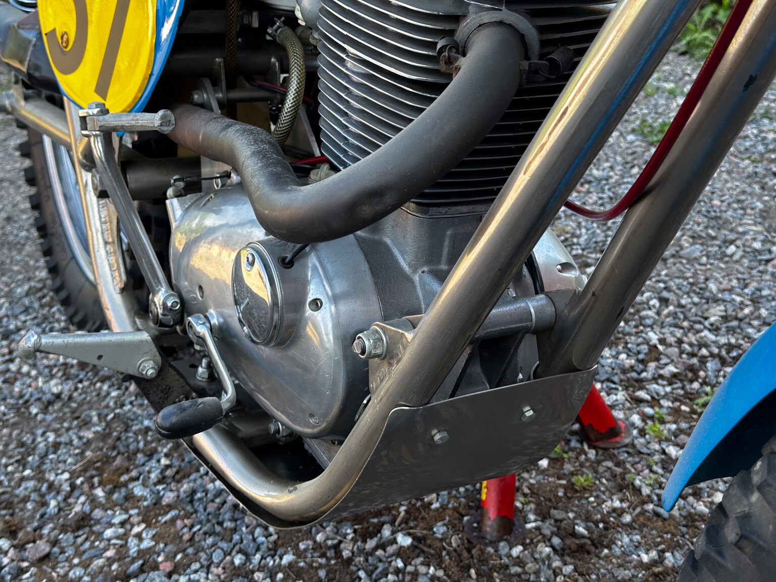 Image of 1971 BSA Rickman Métisse 500 mechanics