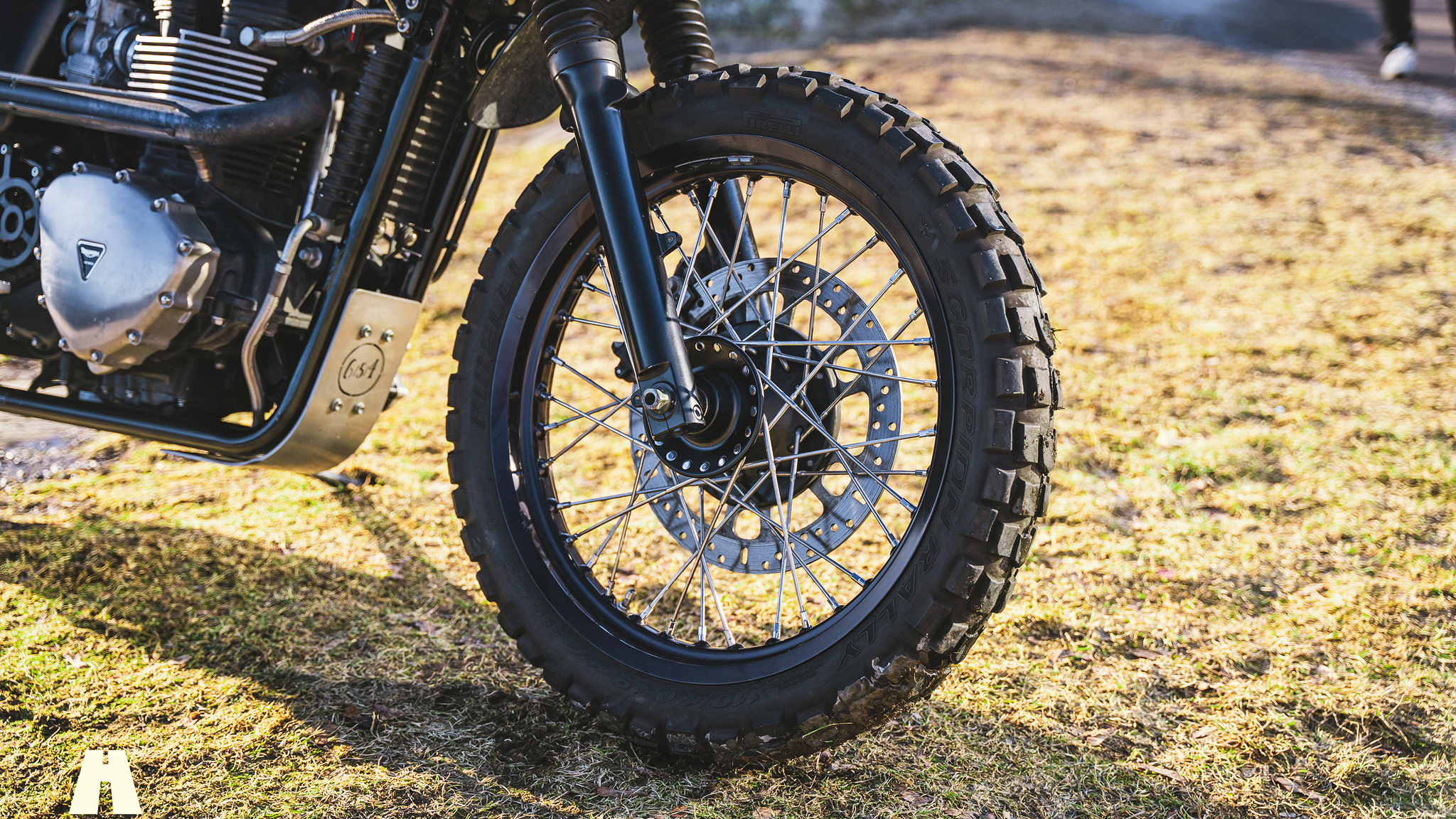 Aussenfoto 2010 Triumph Bonneville T100 "Scrambler"