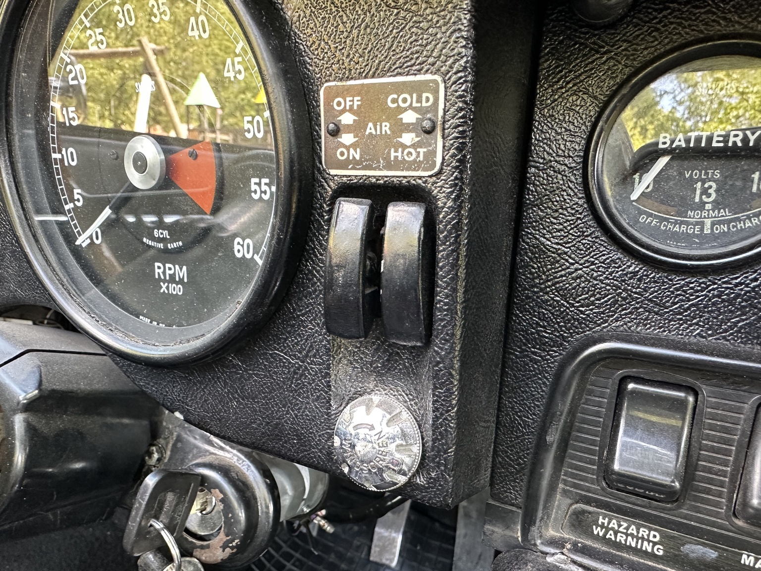 Innenraumfoto von 1969 Jaguar E-Type