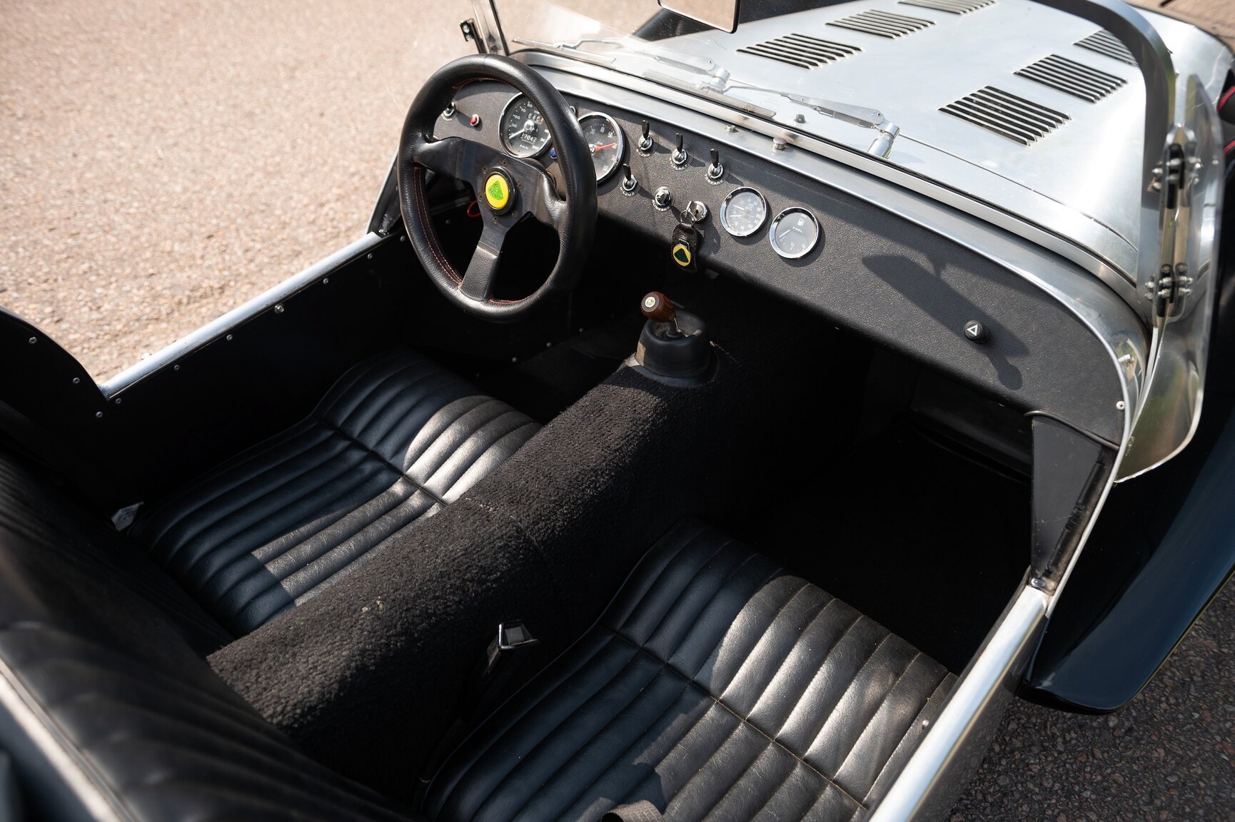 Interiörbild 1969 Lotus Super Seven