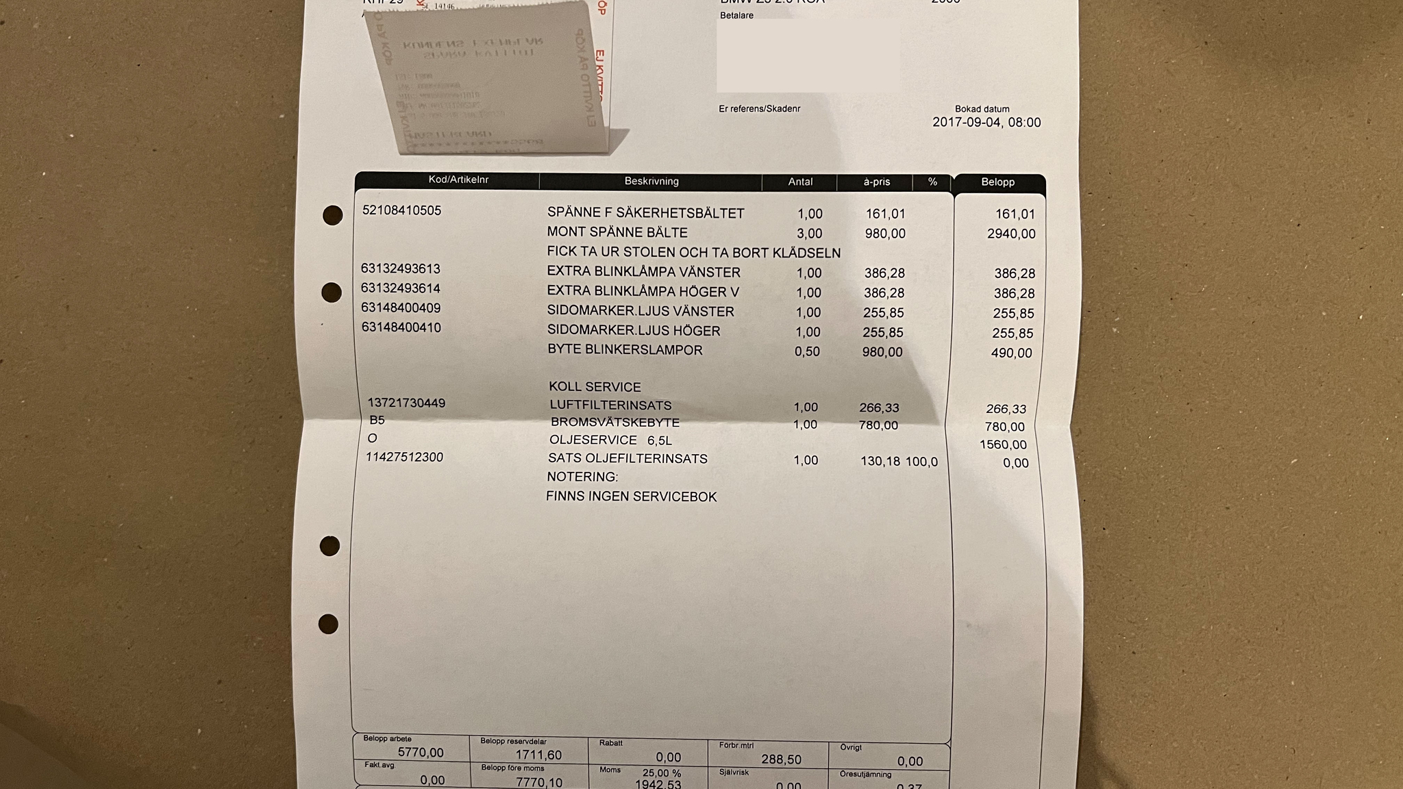 Documentation for 2000 BMW Z3