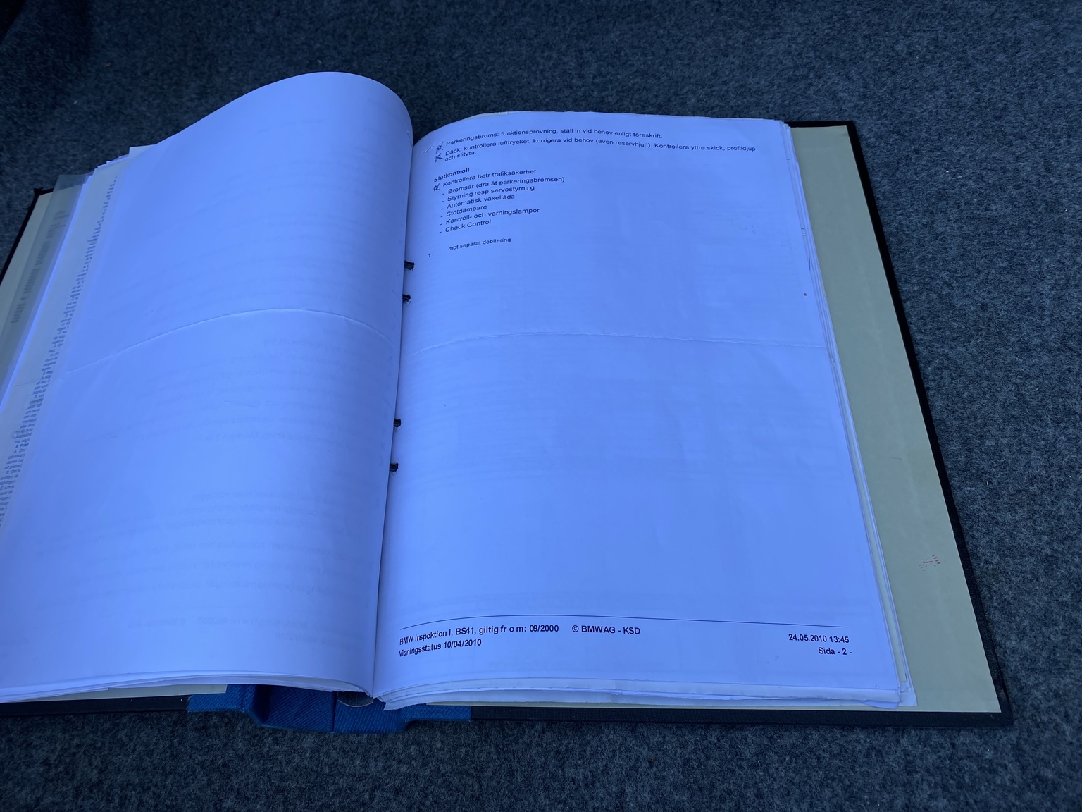 Dokumentation för 2001 BMW E46 325 Cabriolet (44)