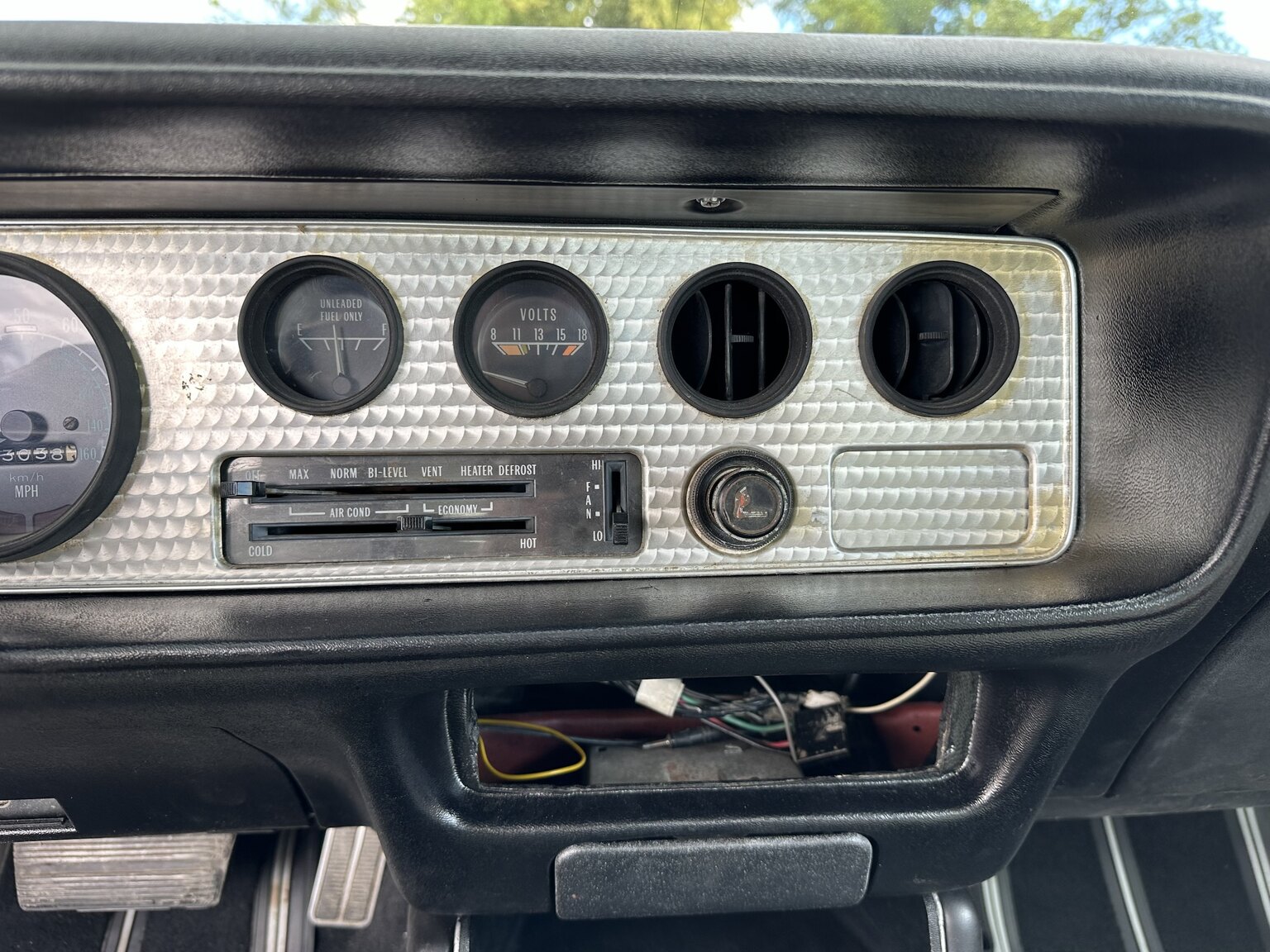 Interiörbild 1976 Pontiac Firebird Trans Am