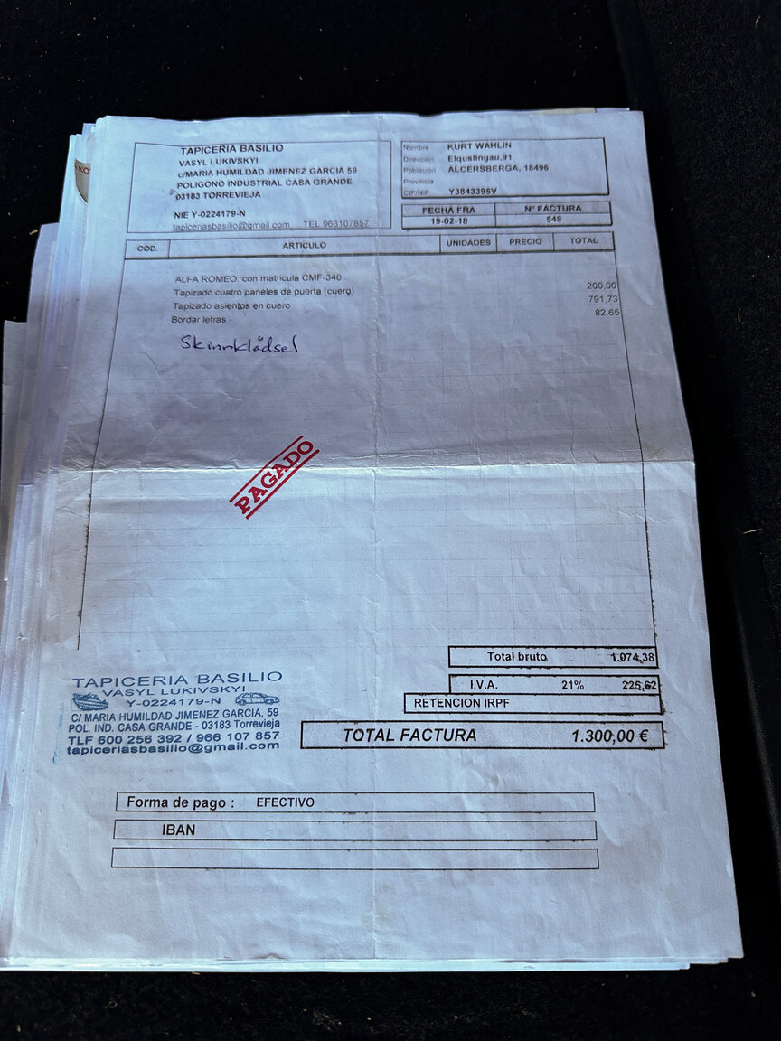 Documentation for 1985 Alfa Romeo GTV 6 2.5 (44)