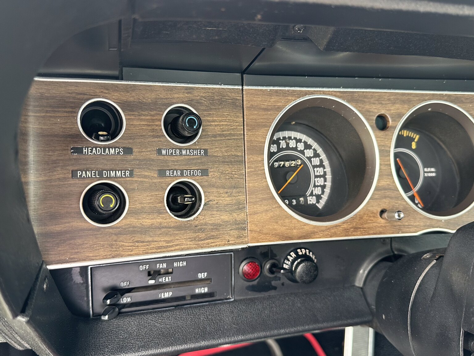 Interiörbild 1970 Dodge Challenger