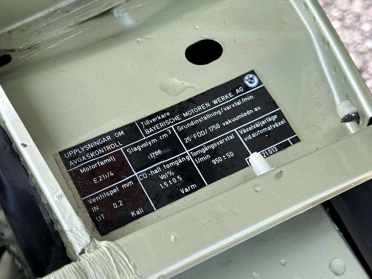 1980 BMW 320i E21, Mekanik