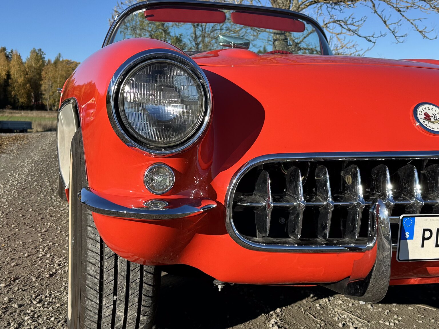 Exteriörbild på 1956 Chevrolet Corvette 